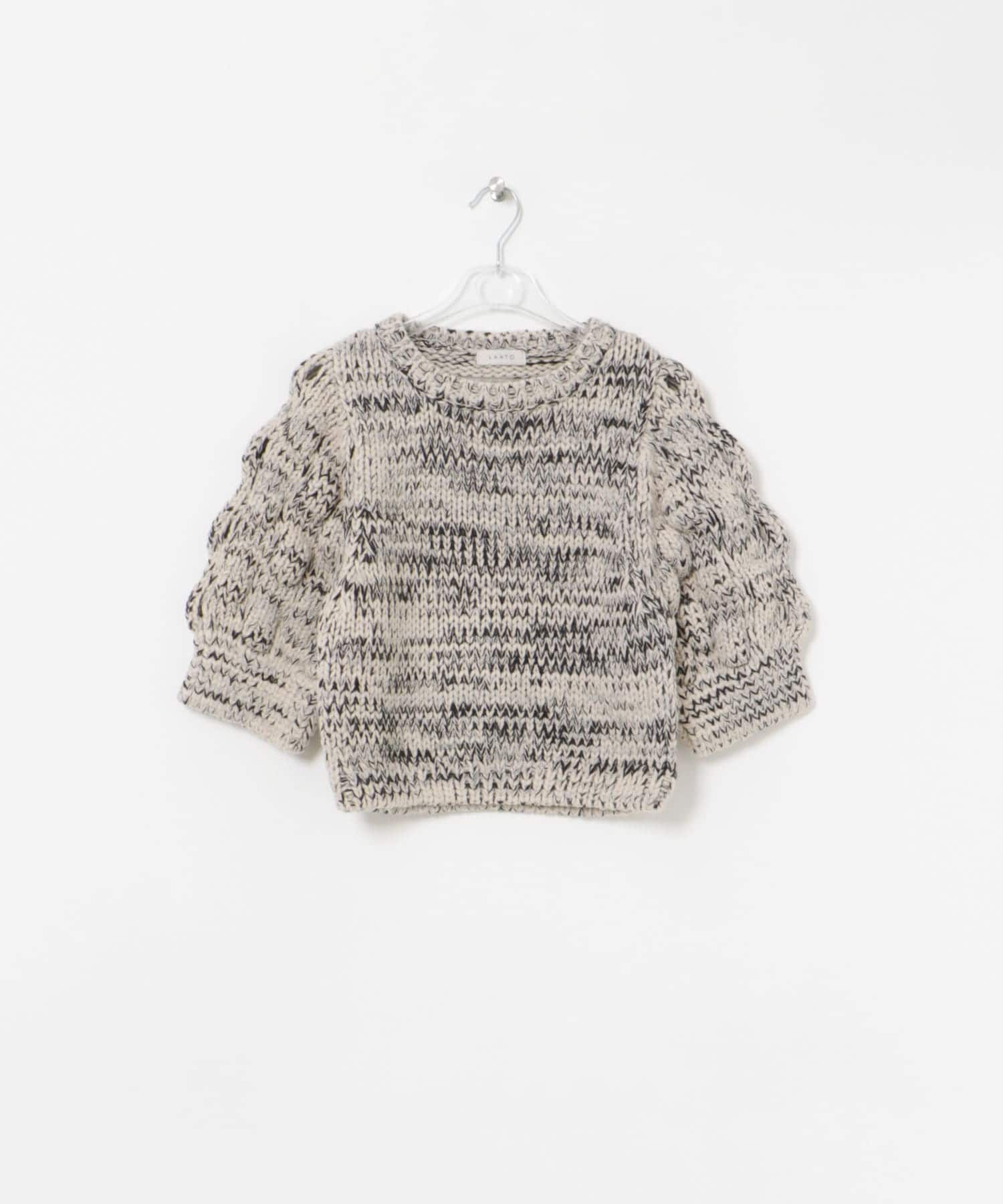 lantern sleeve knit クリーム FREE