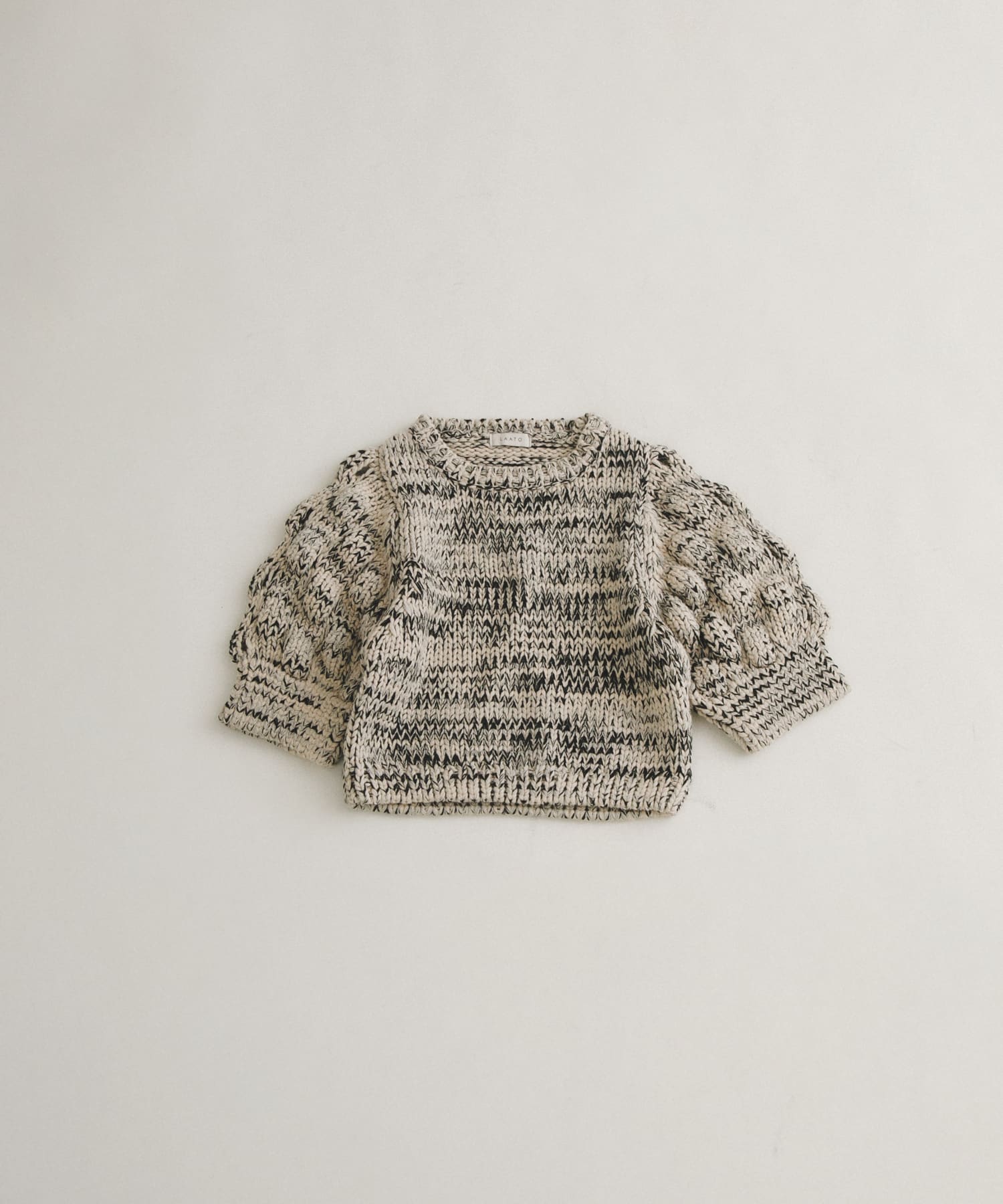 lantern sleeve knit インク FREE