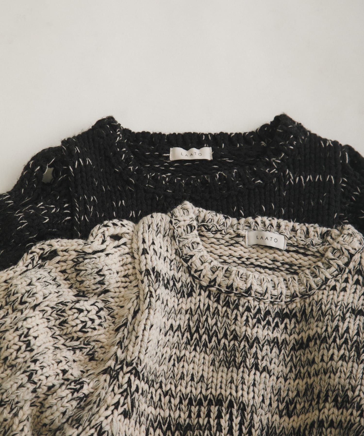 lantern sleeve knit インク FREE