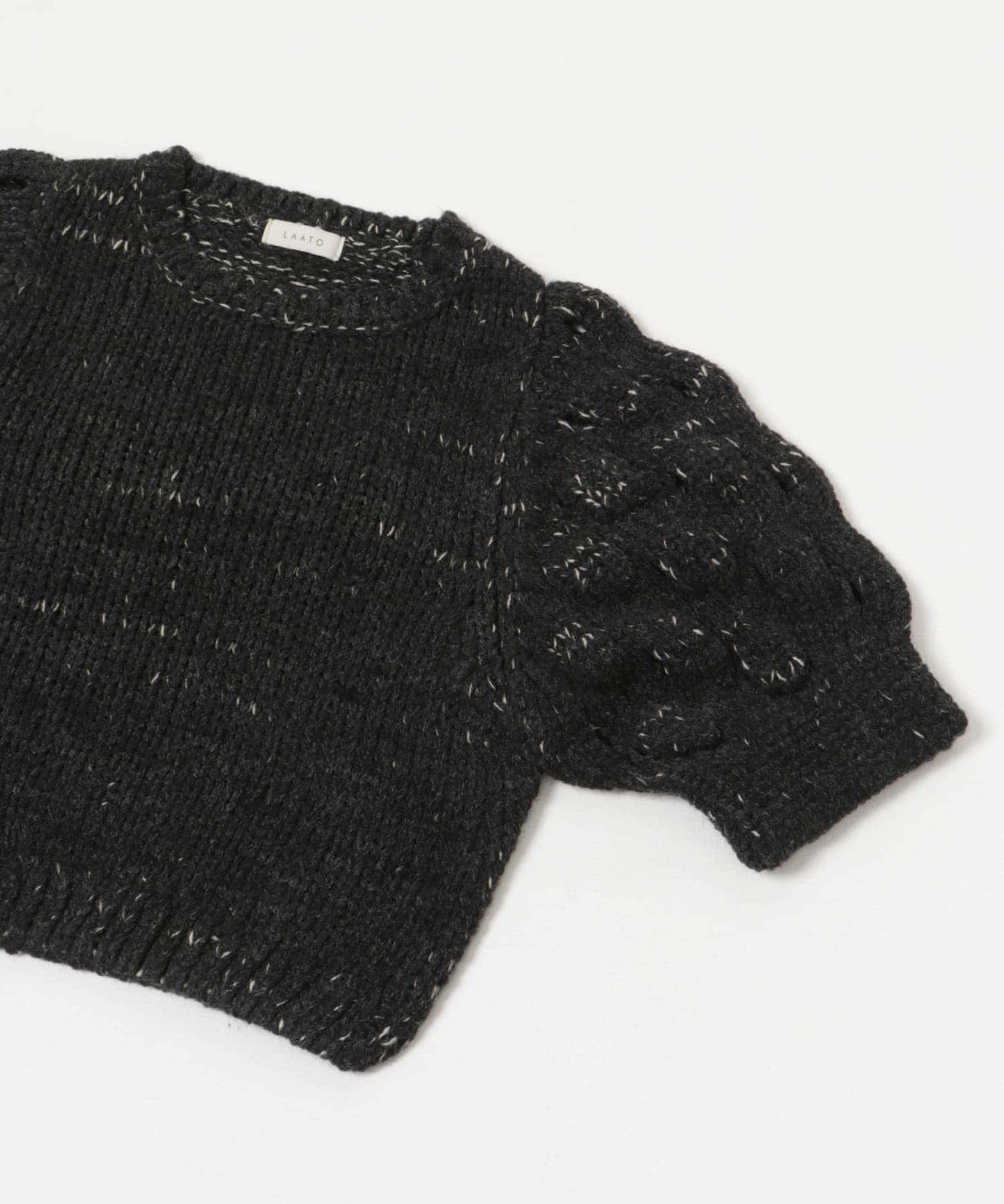 lantern sleeve knit インク FREE