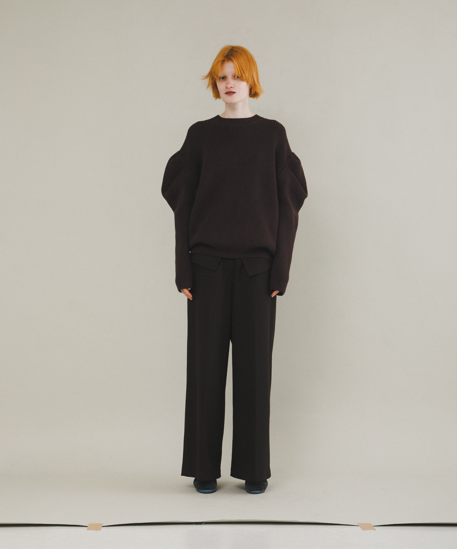 tacked sleeves knit