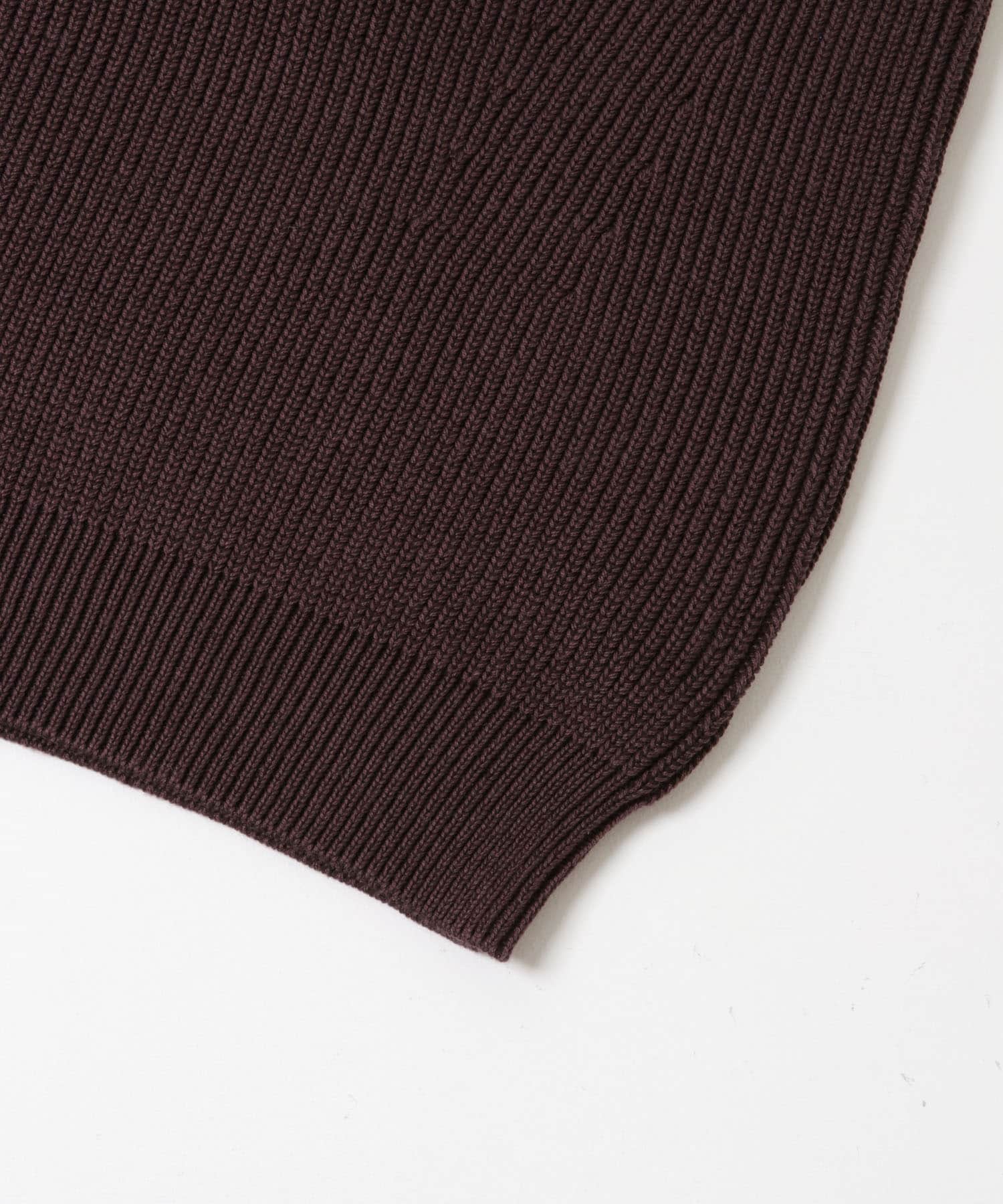 tacked sleeves knit チョコレート FREE