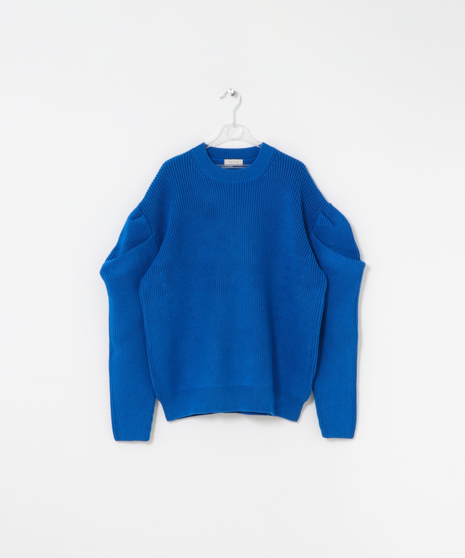 tacked sleeves knit ターコイズ FREE