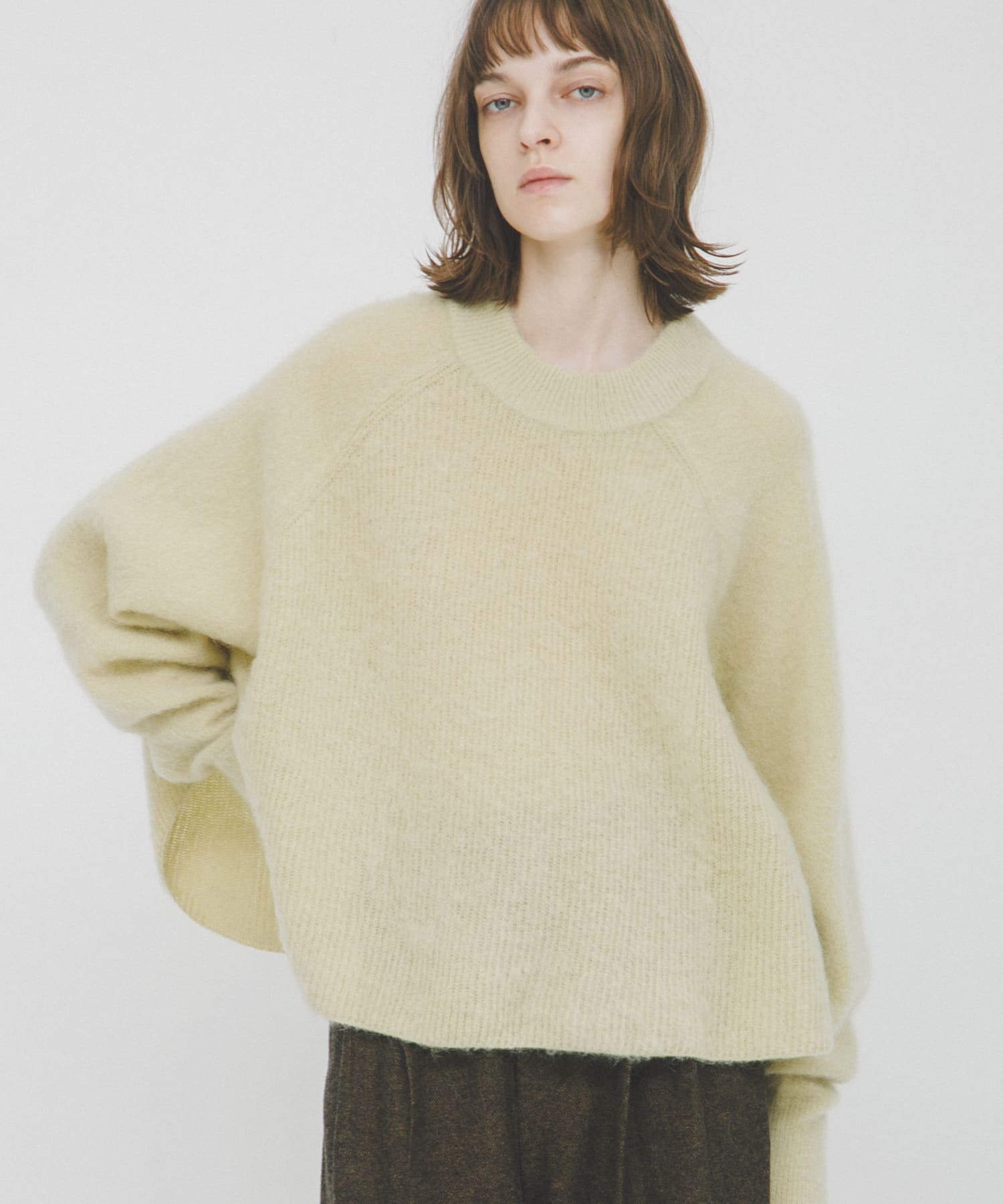 dolman sleeve flare knit