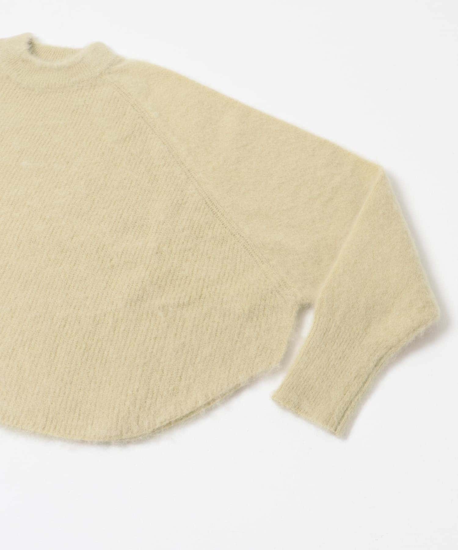 dolman sleeve flare knit レモン Free