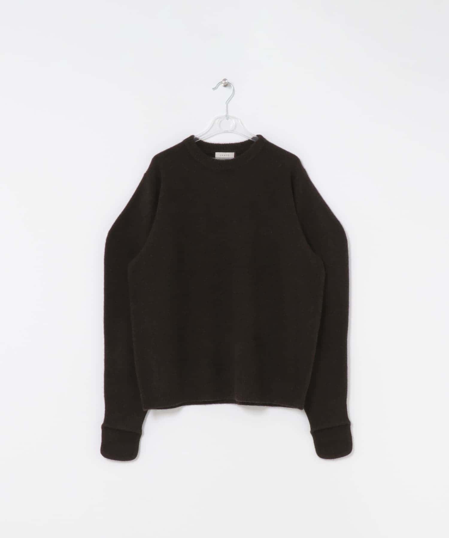 yak wool relax knit チョコレート FREE