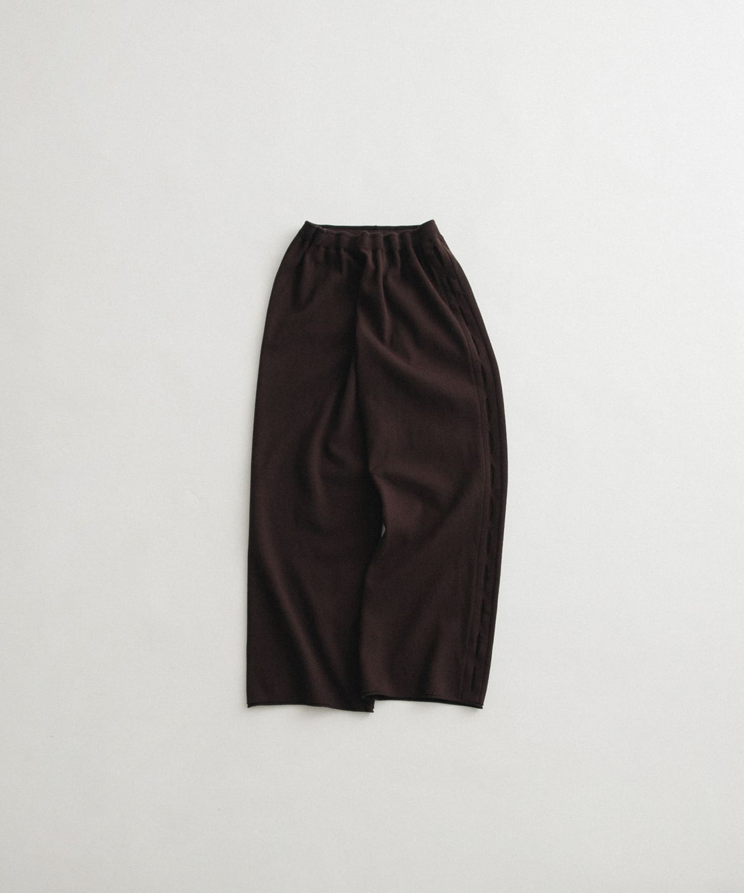 sweat style knit pants チョコレート FREE