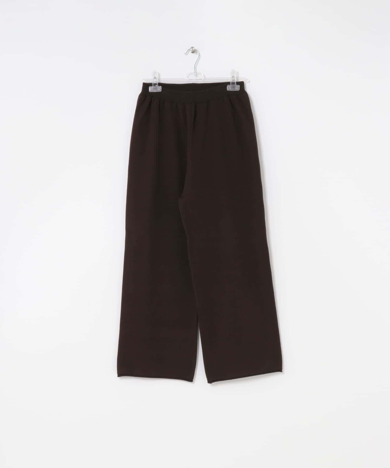 sweat style knit pants チョコレート FREE