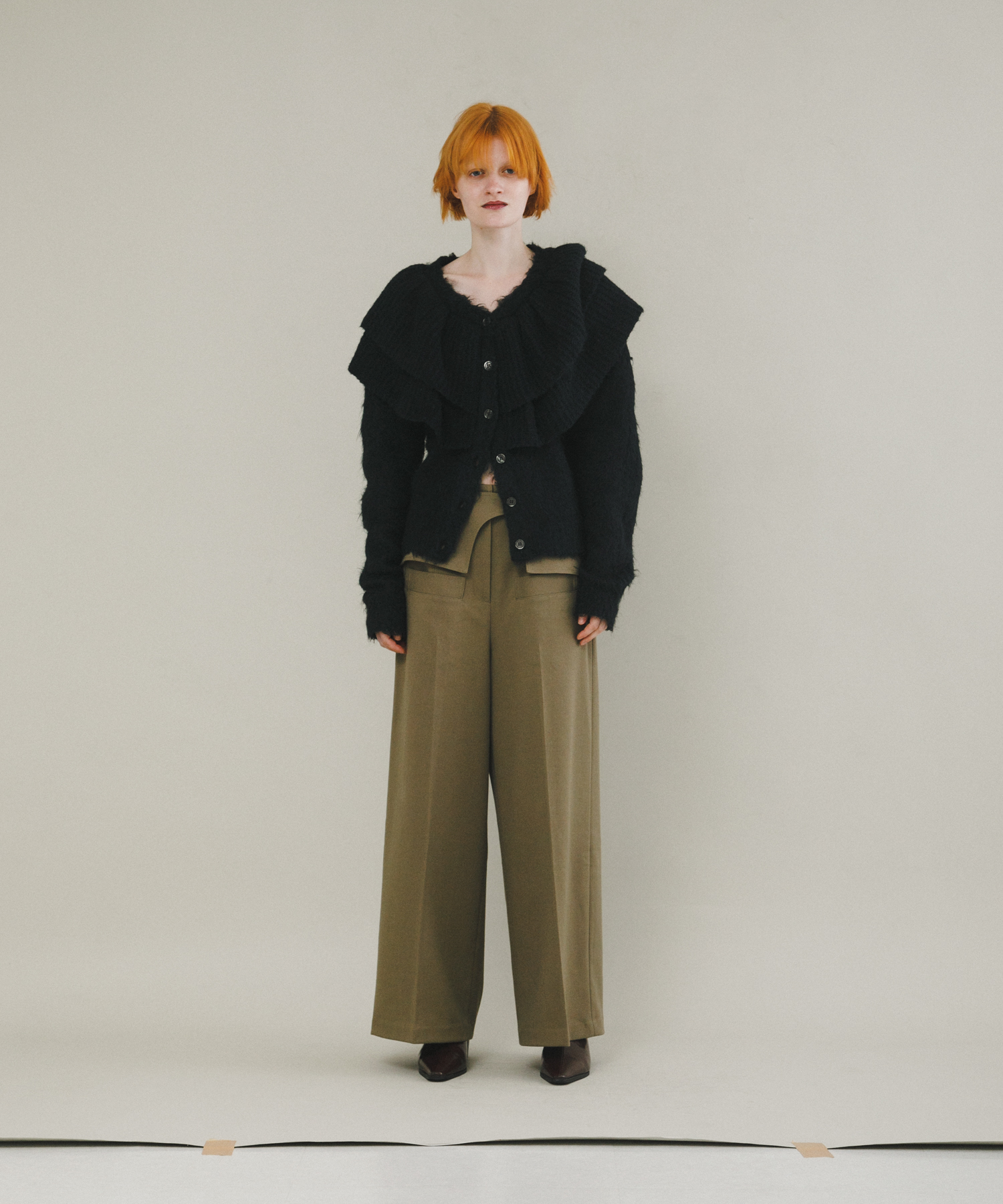 front pocket wide pants