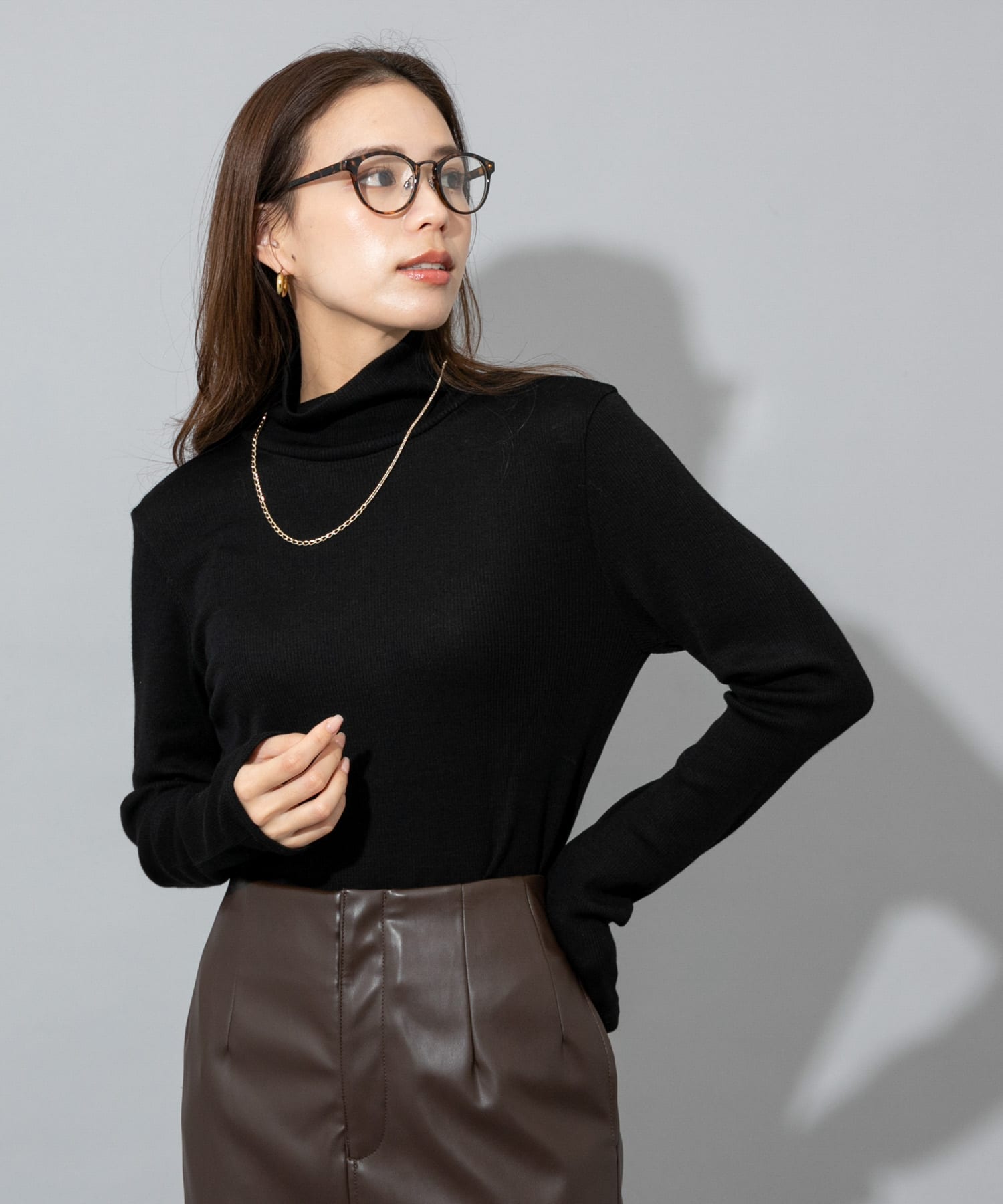 Audrey and John Wad　Ttl./Neck Long-Sleeve PullOver