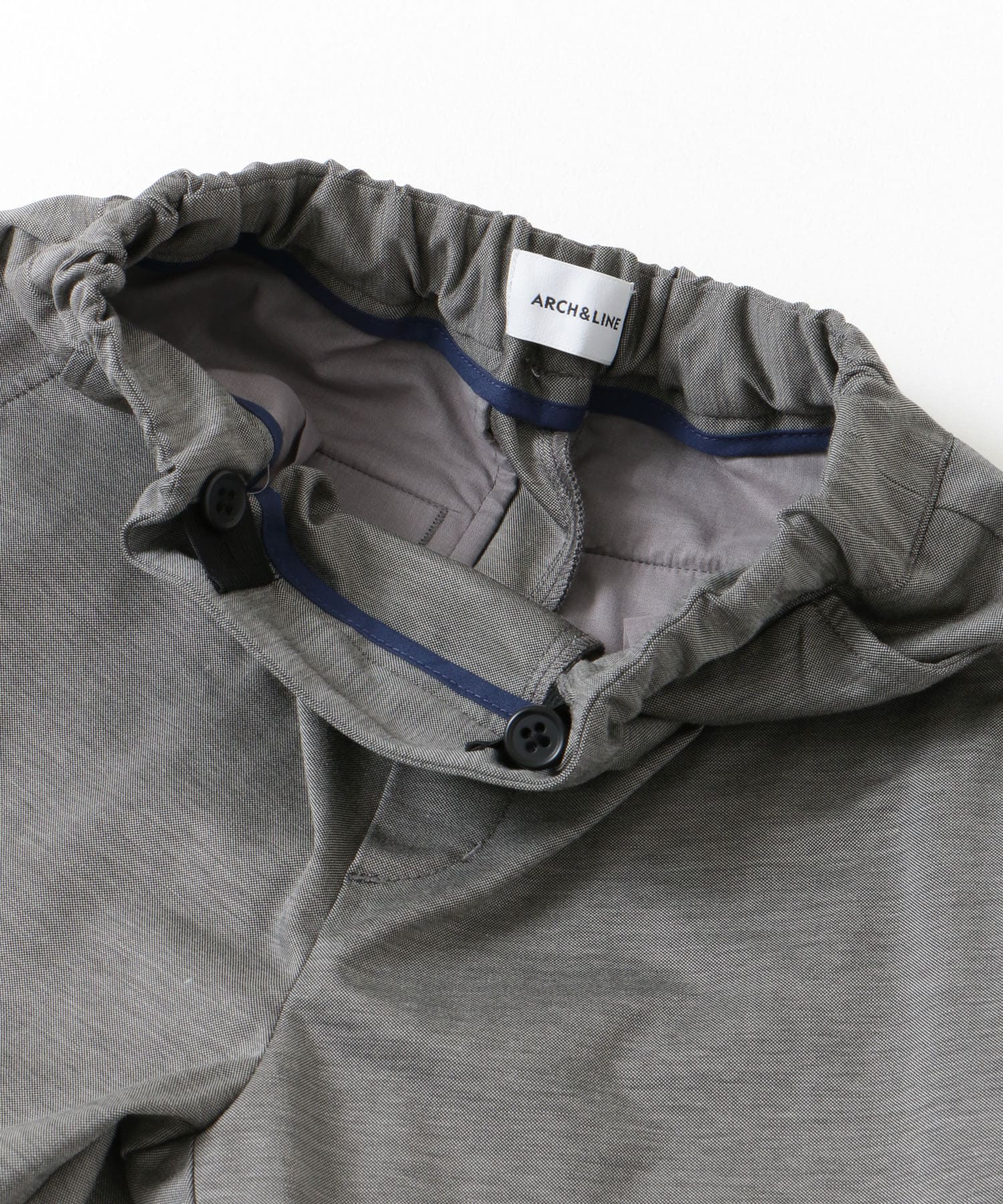 ARCH&LINE　HIGH GAUGE JERSEY BASIC PANTS 16 GRAY S