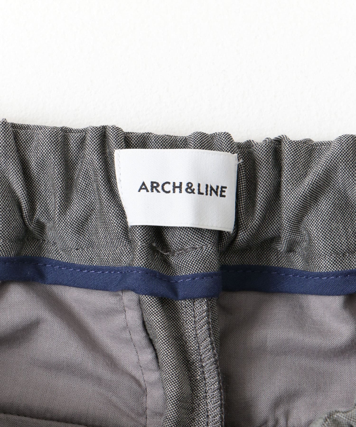 ARCH&LINE　HIGH GAUGE JERSEY BASIC PANTS 16 GRAY S