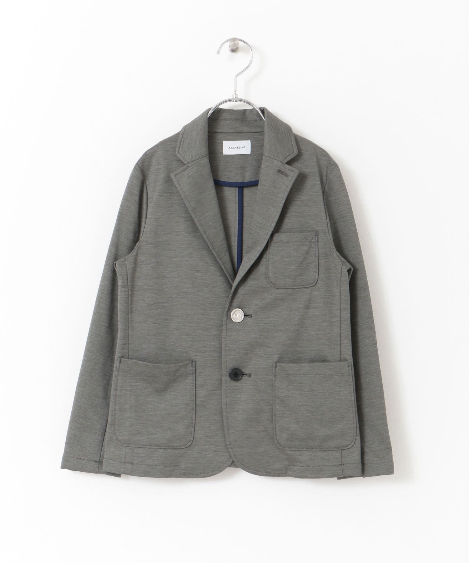 ARCH&LINE　HIGH GAUGE JERSEY BASIC JACKET