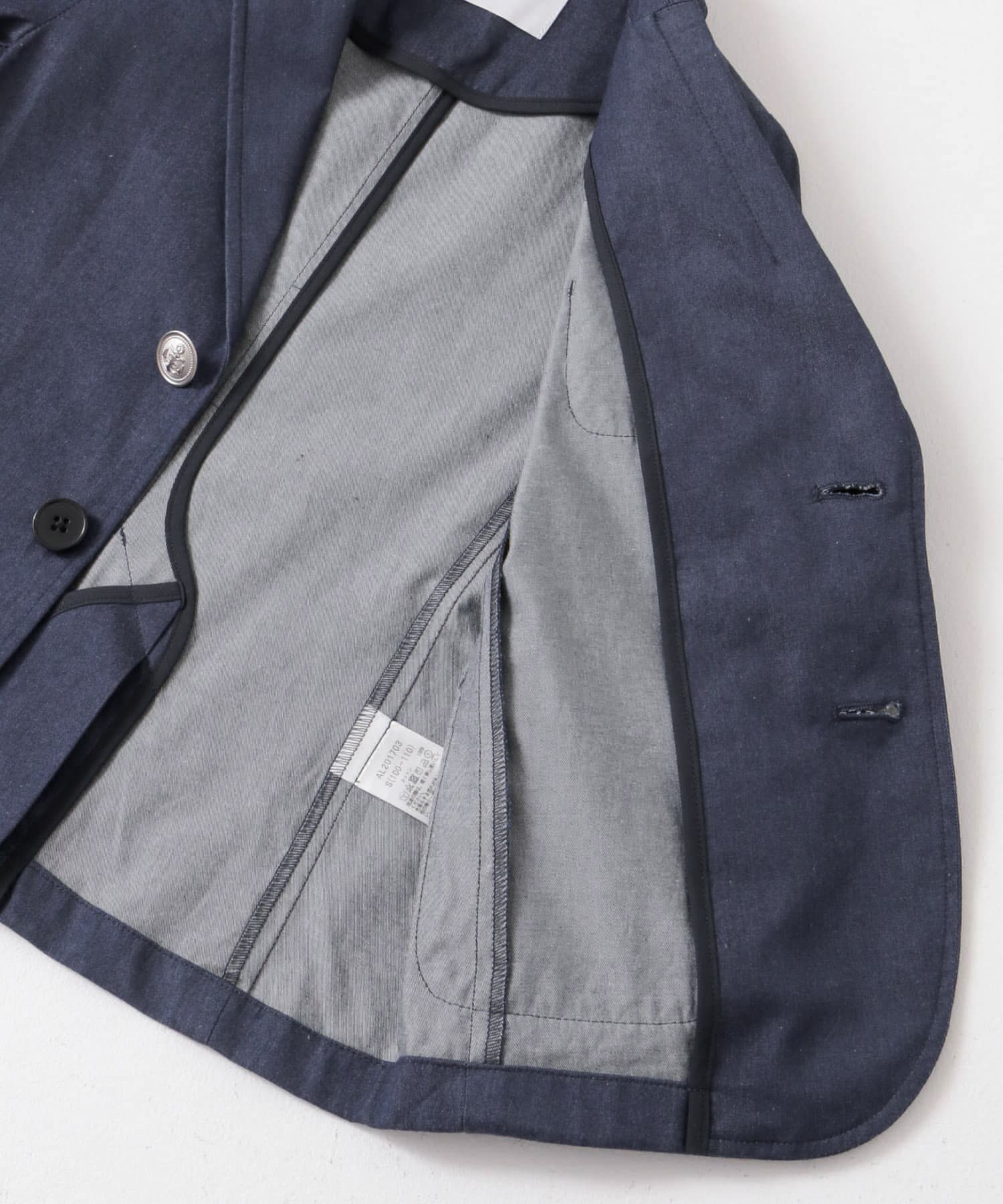 ARCH&LINE　INDIGO BASIC JACKET 67ネイビー S