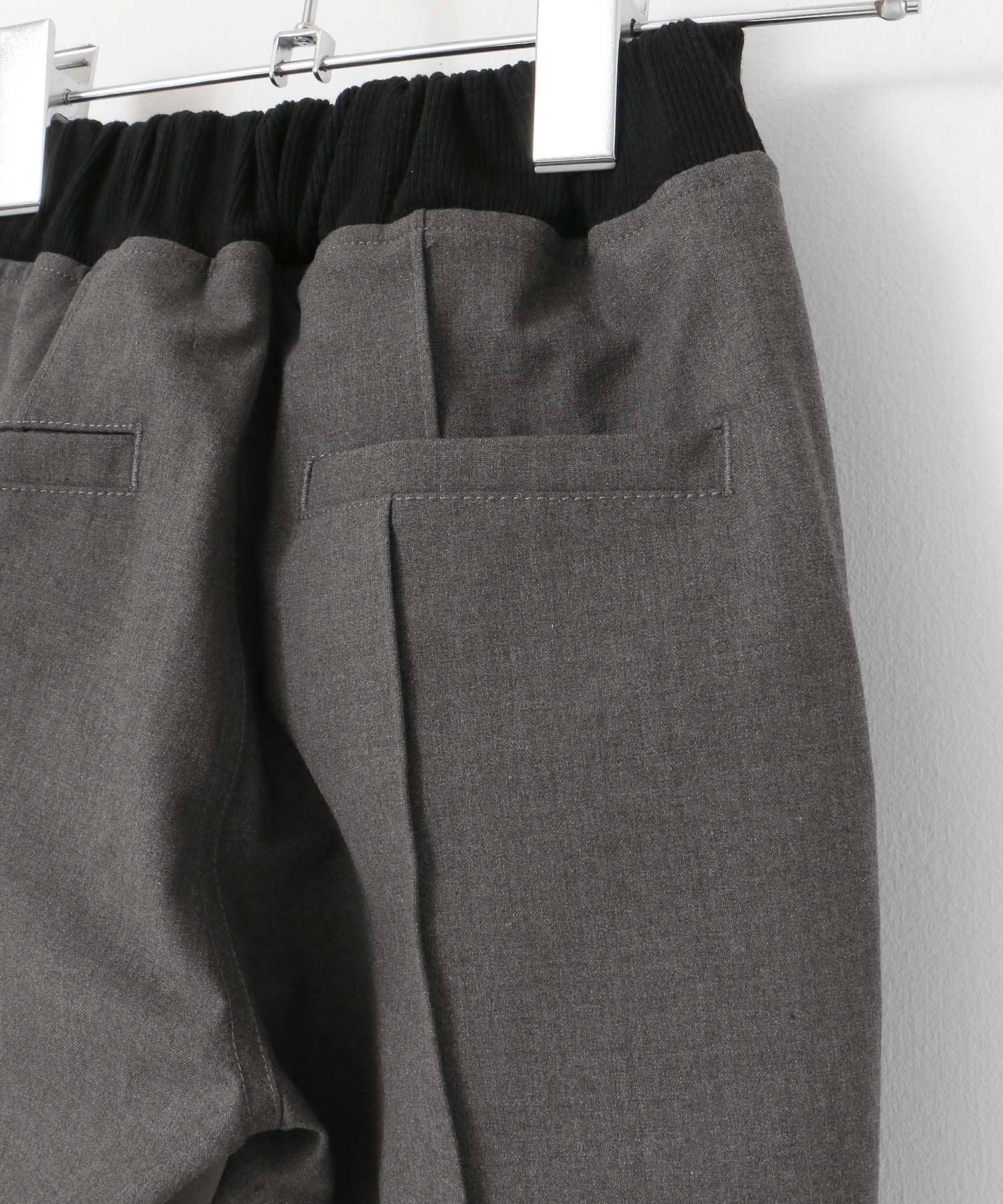 ARCH&LINE　CREASE EASY TROUSERS 17CHARCOAL S
