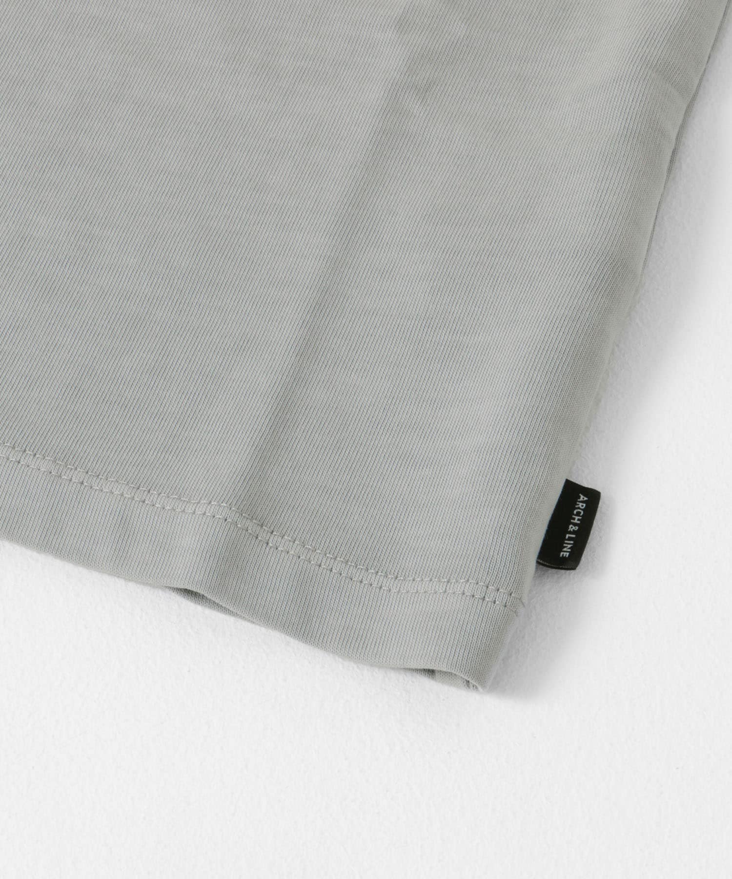ARCH&LINE　ORGANIC GD COTTON SEAOTTER T-SHIRTS 61 GRAY S