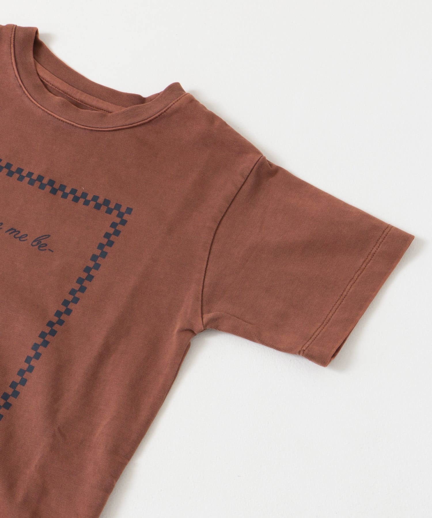 ARCH&LINE　ORGANIC GD COTTON CHEETAH T-SHIRTS 47 D.RED S