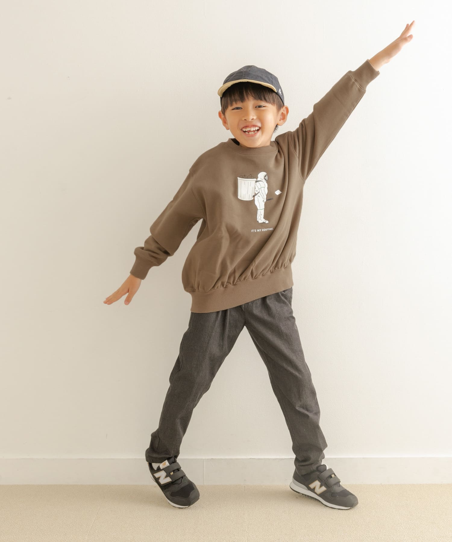 身長：119cm サイズ：M