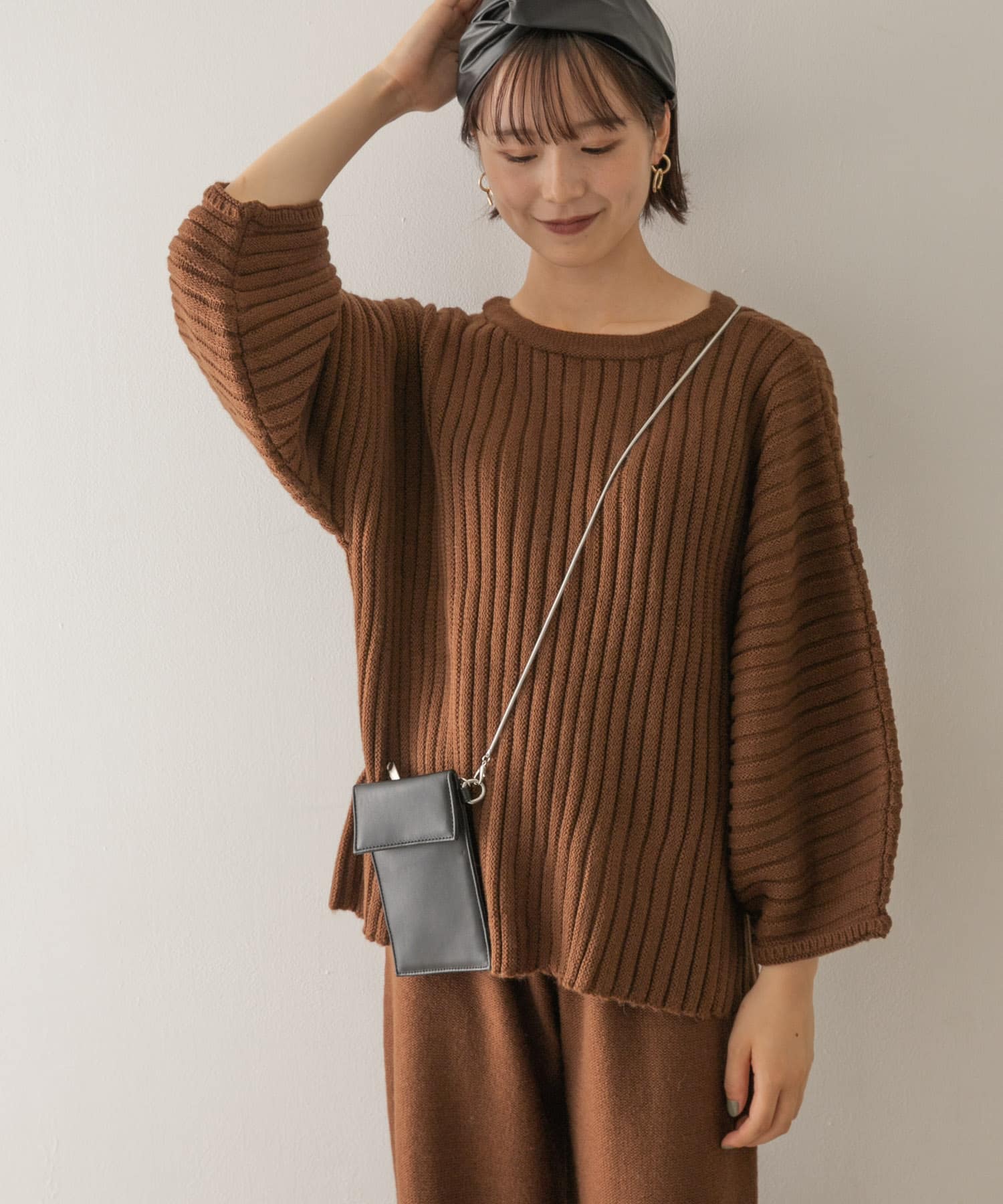 Audrey and John Wad　2WAYネックロングプルオーバー d.cml FREE