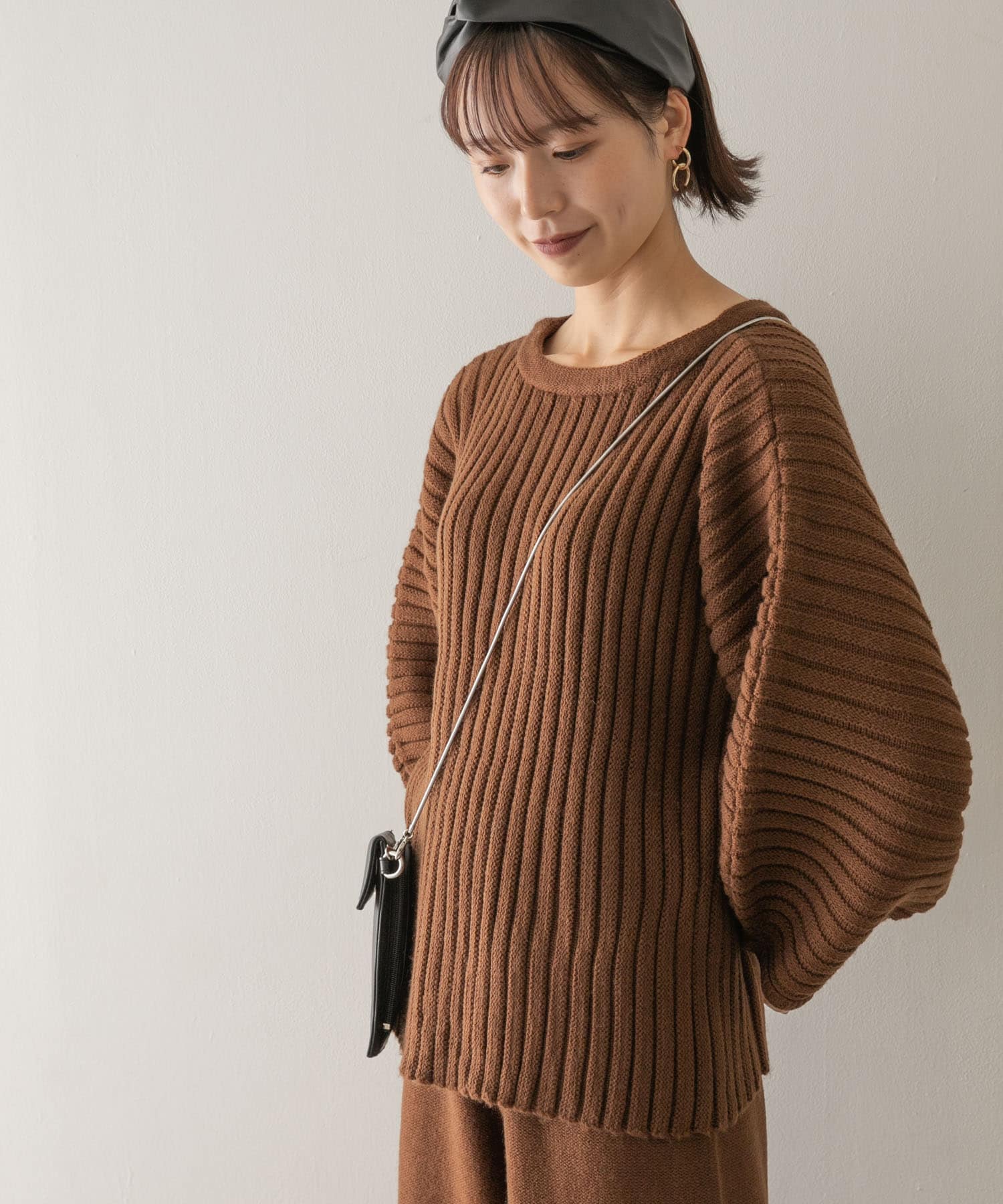 Audrey and John Wad　2WAYネックロングプルオーバー d.cml FREE
