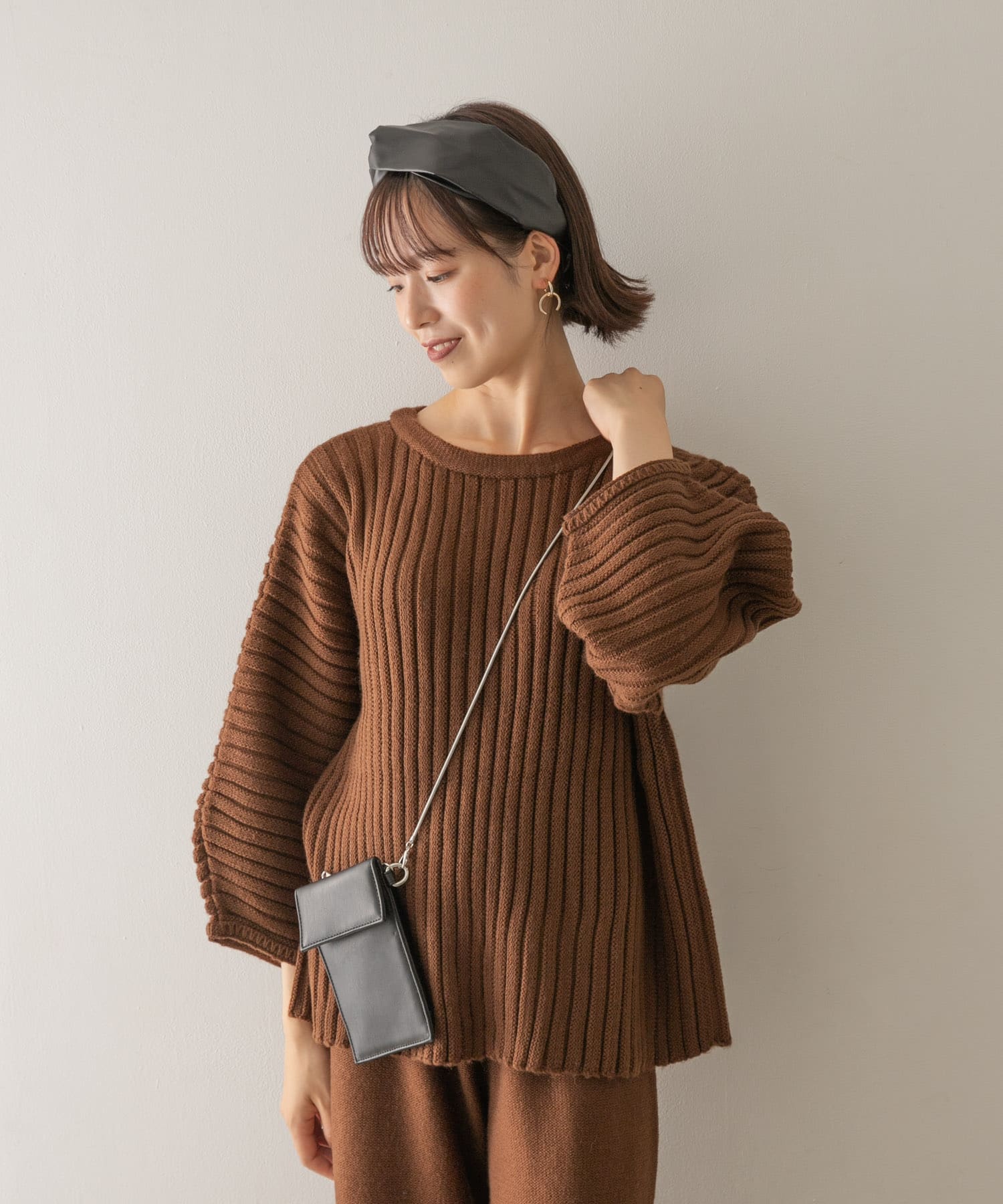 Audrey and John Wad　2WAYネックロングプルオーバー d.cml FREE