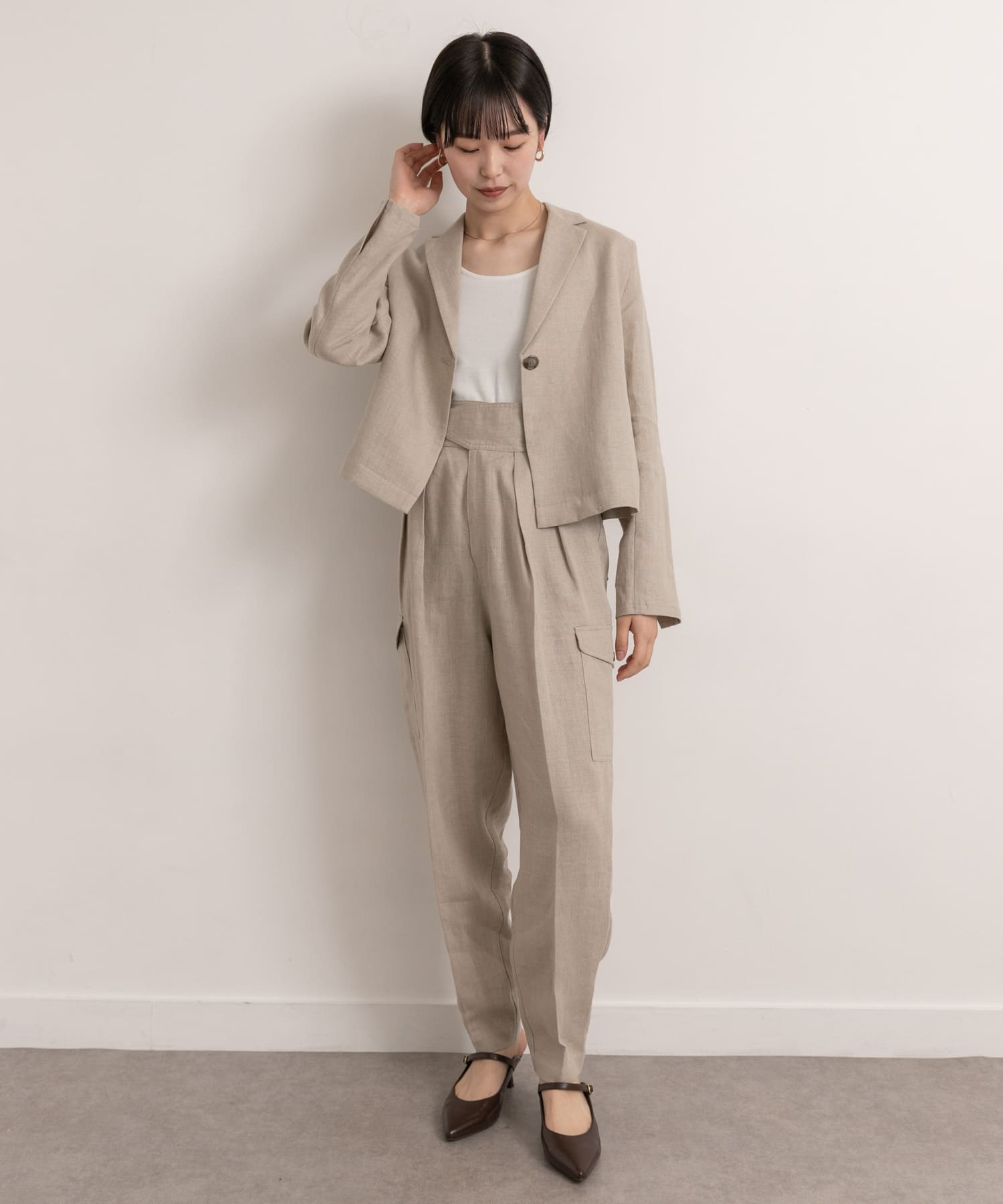 Audrey and John Wad　グルカパンツ nat S