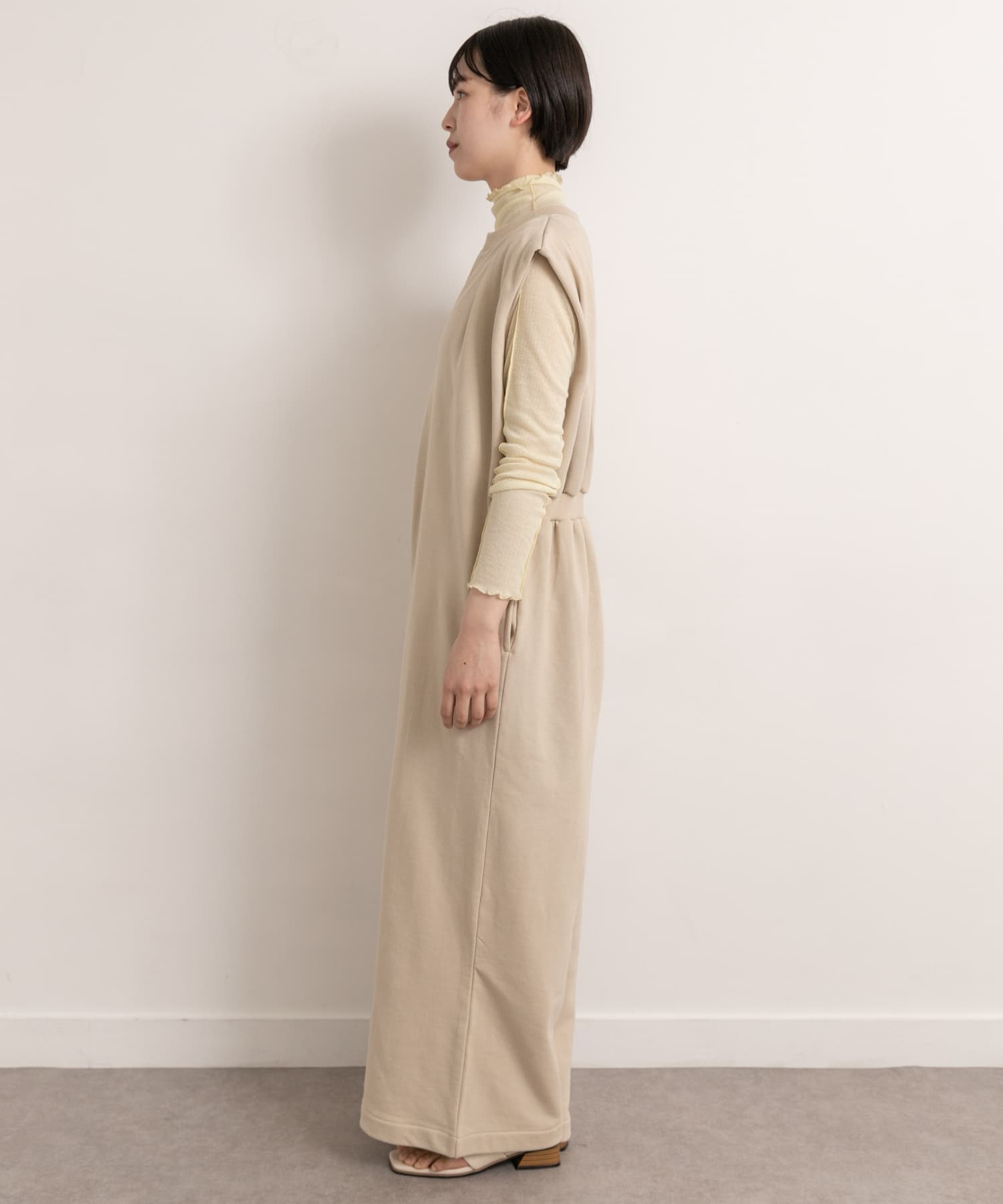 Audrey and John Wad　キーネックノースリーブサロペット l.bge FREE