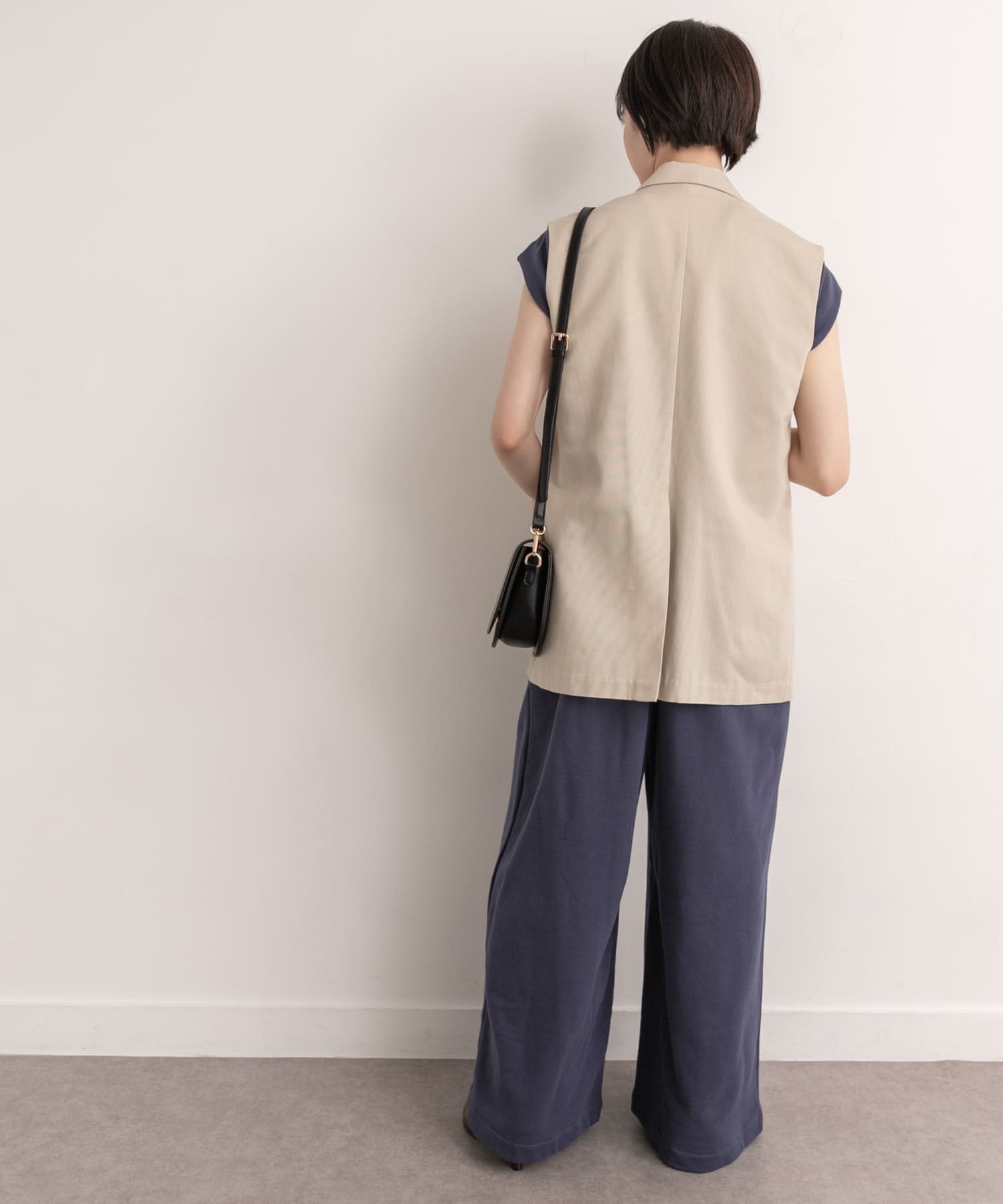 Audrey and John Wad　キーネックノースリーブサロペット d.ble FREE