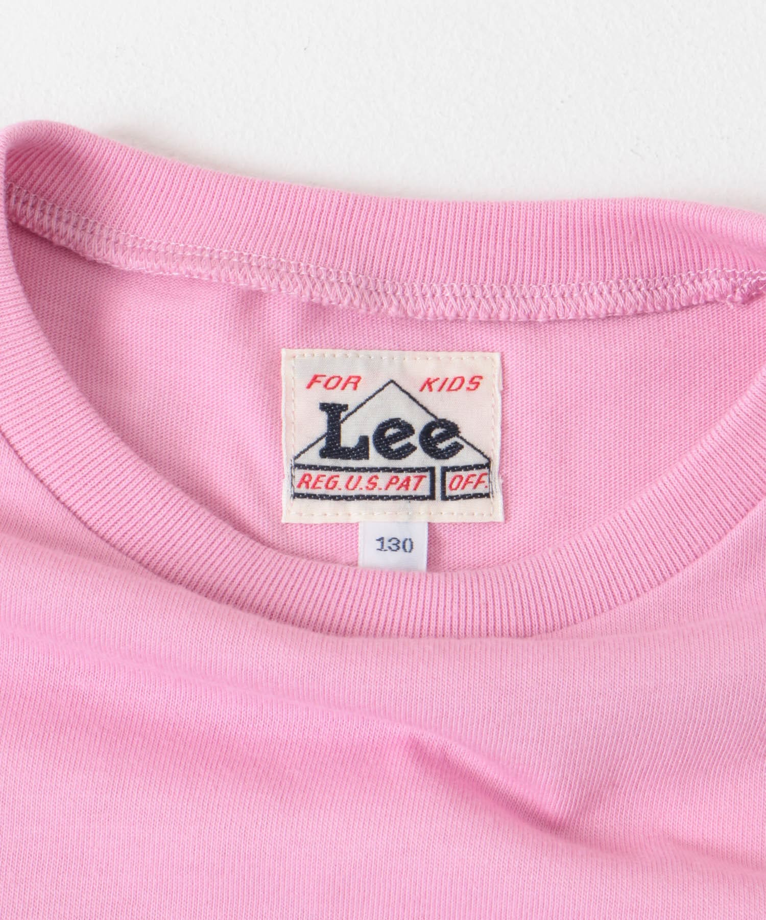 LEE KIDS　FRILL SLEEVE T-SHIRTS PINK 110
