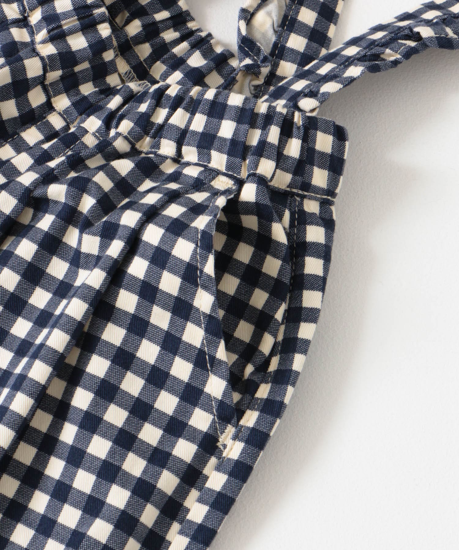 LEE KIDS　FRILL WIDE PANTS CHECK 100