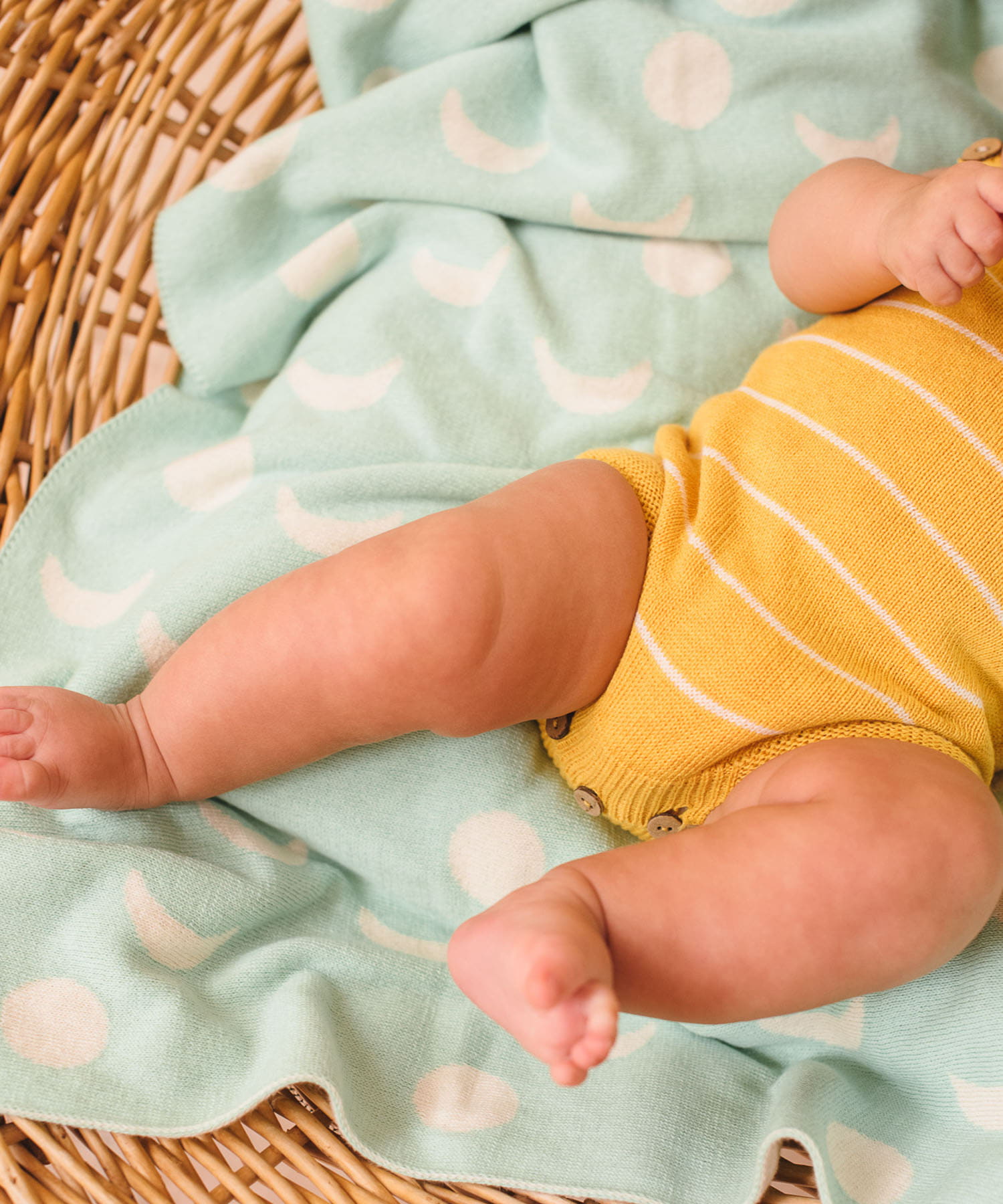 BaYiRi　SUNNY STRIPED ROMPER SUNNY YEL 6M