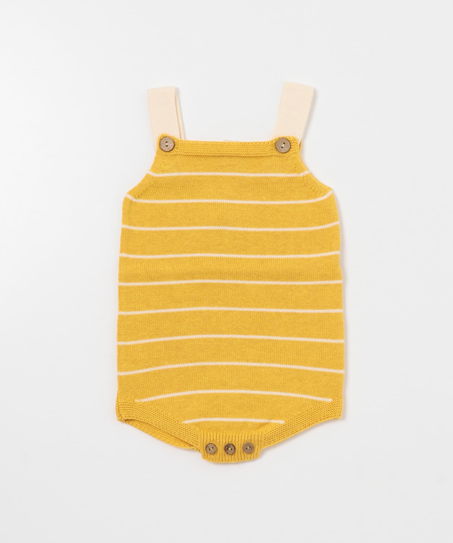 BaYiRi　SUNNY STRIPED ROMPER SUNNY YEL 6M