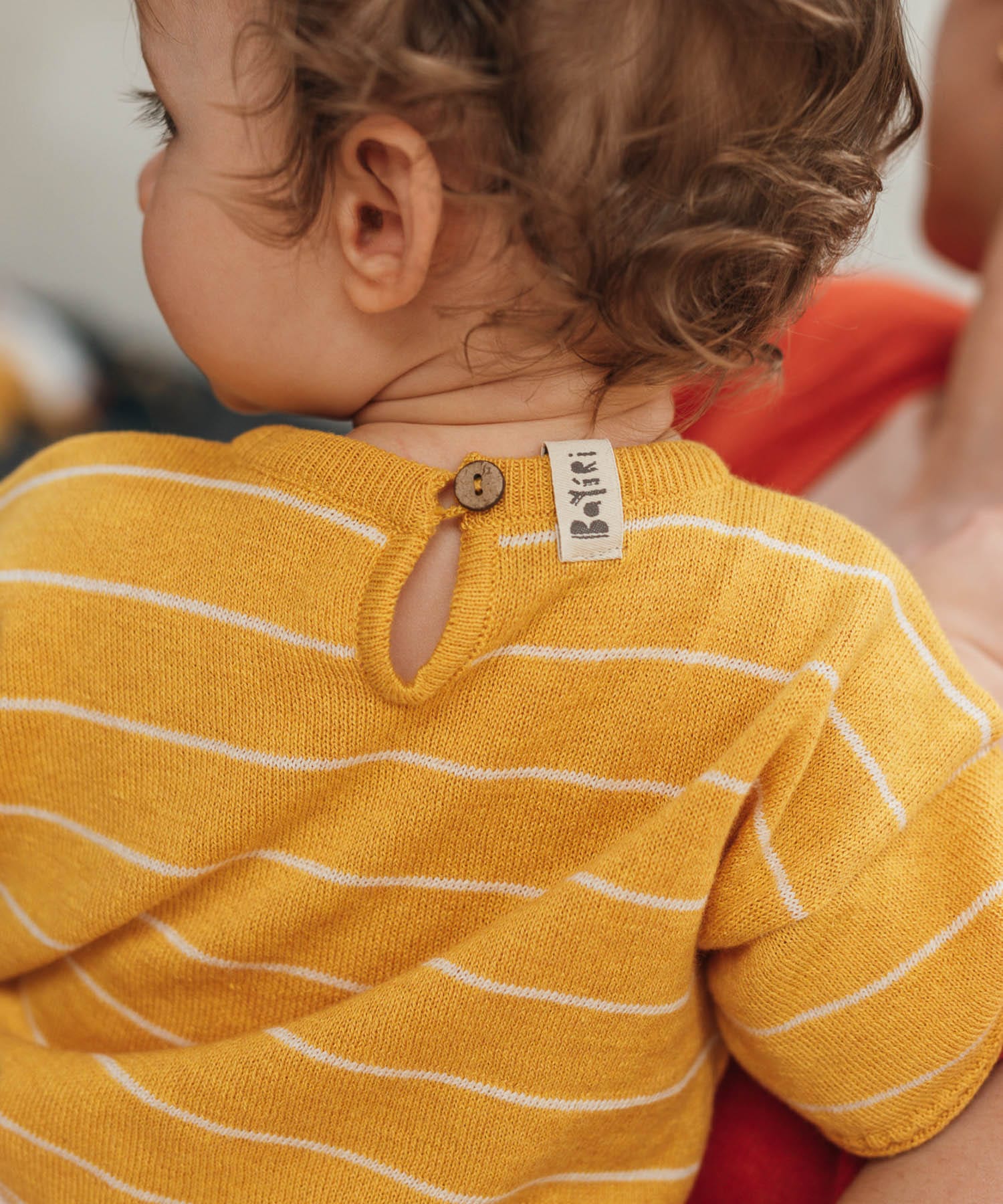 BaYiRi　SUNNY STRIPED T-SHIRTS SUNNY YEL 12M