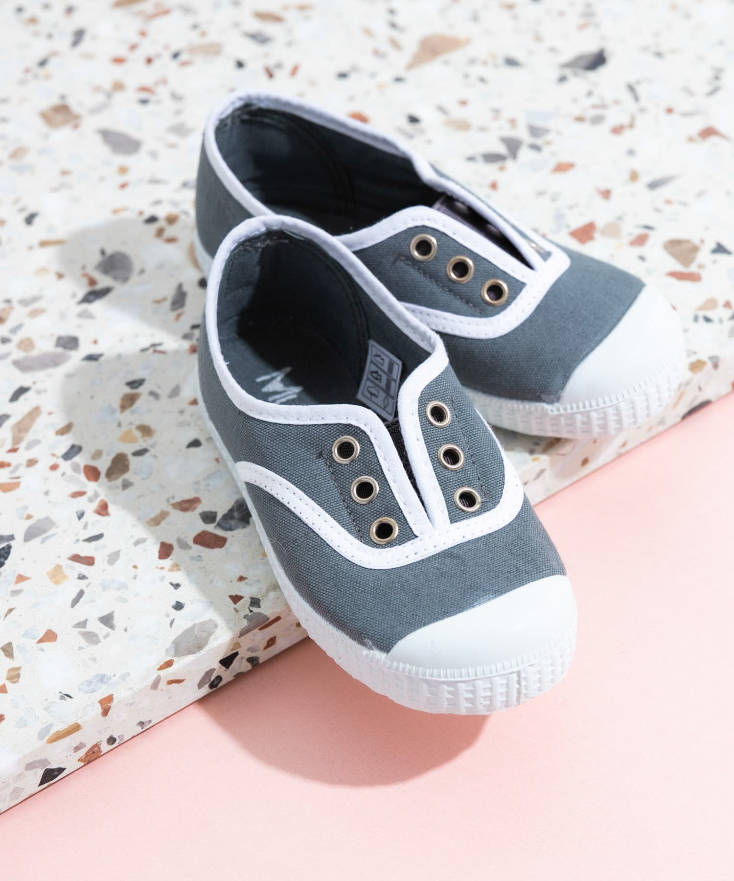 LA CADENA　INGLES ELASTICO Y PUNTERA DK GREY 20