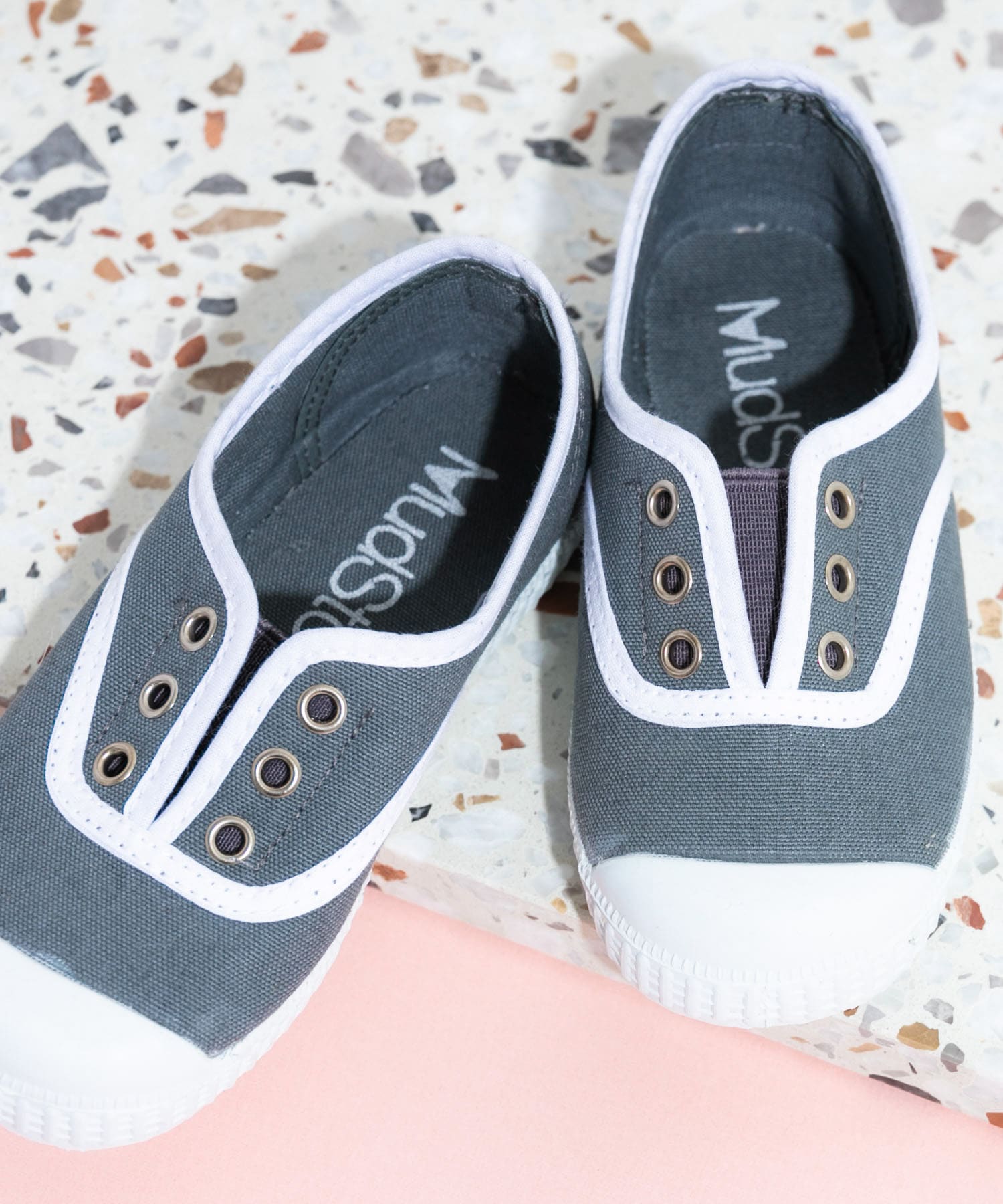LA CADENA　INGLES ELASTICO Y PUNTERA DK GREY 20