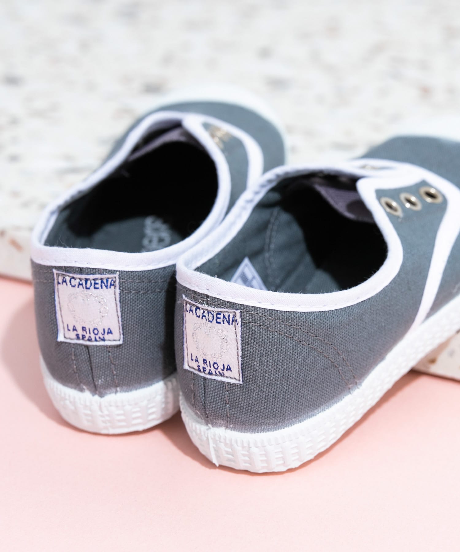 LA CADENA　INGLES ELASTICO Y PUNTERA DK GREY 20