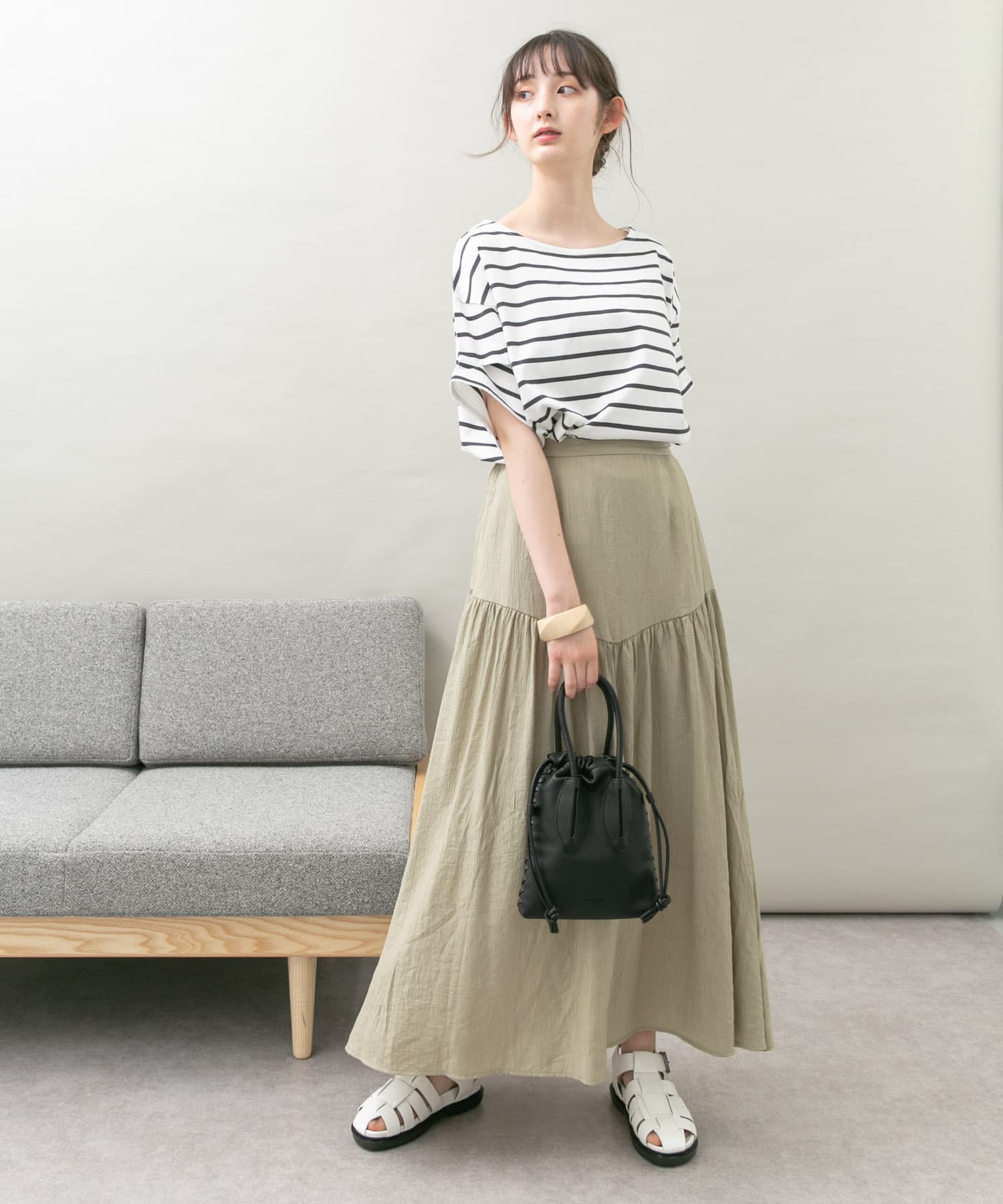 キンギョスカート BEIGE FREE