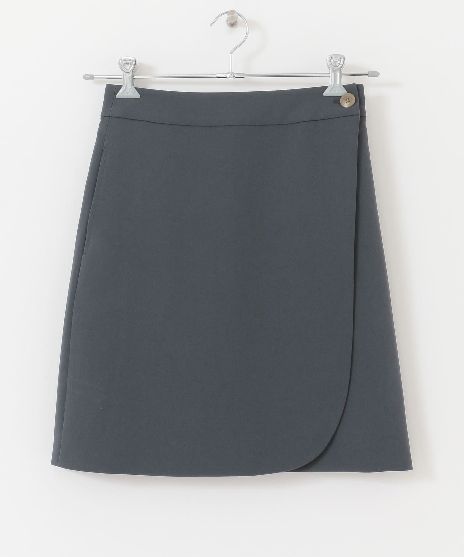 ラップミニスカート CHARCOAL 36