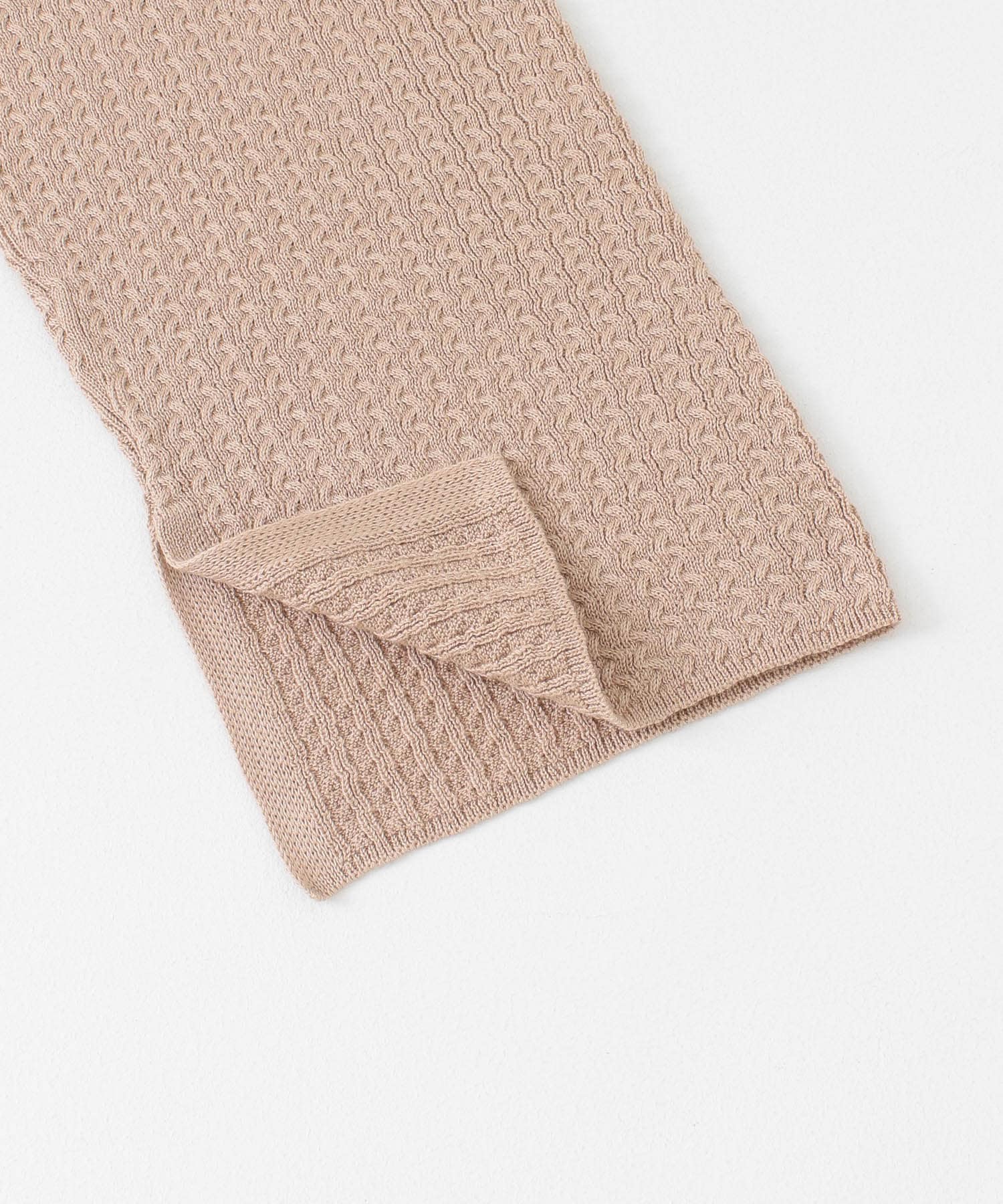 ケーブルニットパンツ BEIGE FREE