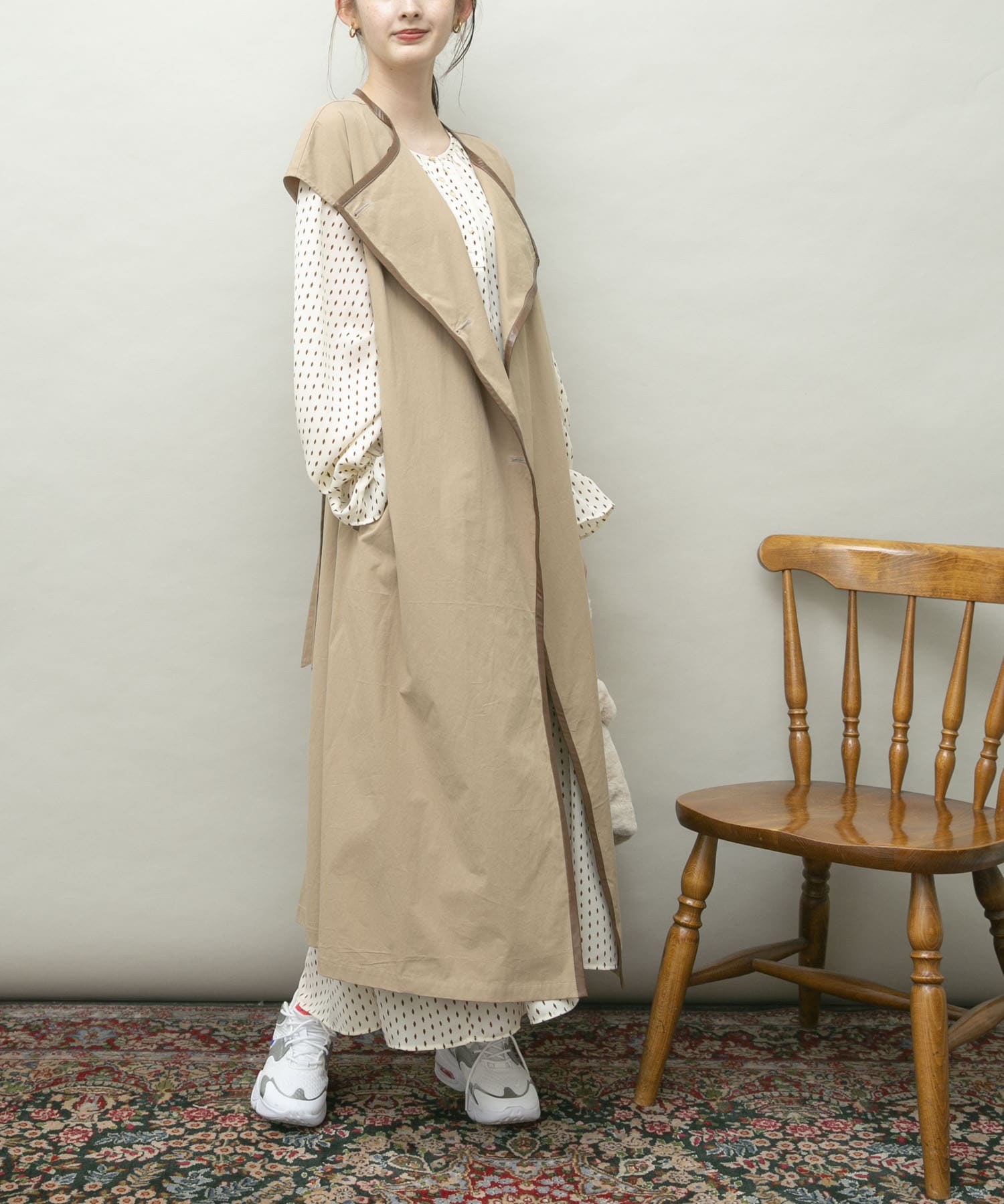 トレンチ風ロングベスト(FREE BEIGE): トップス｜URBAN RESEARCH公式