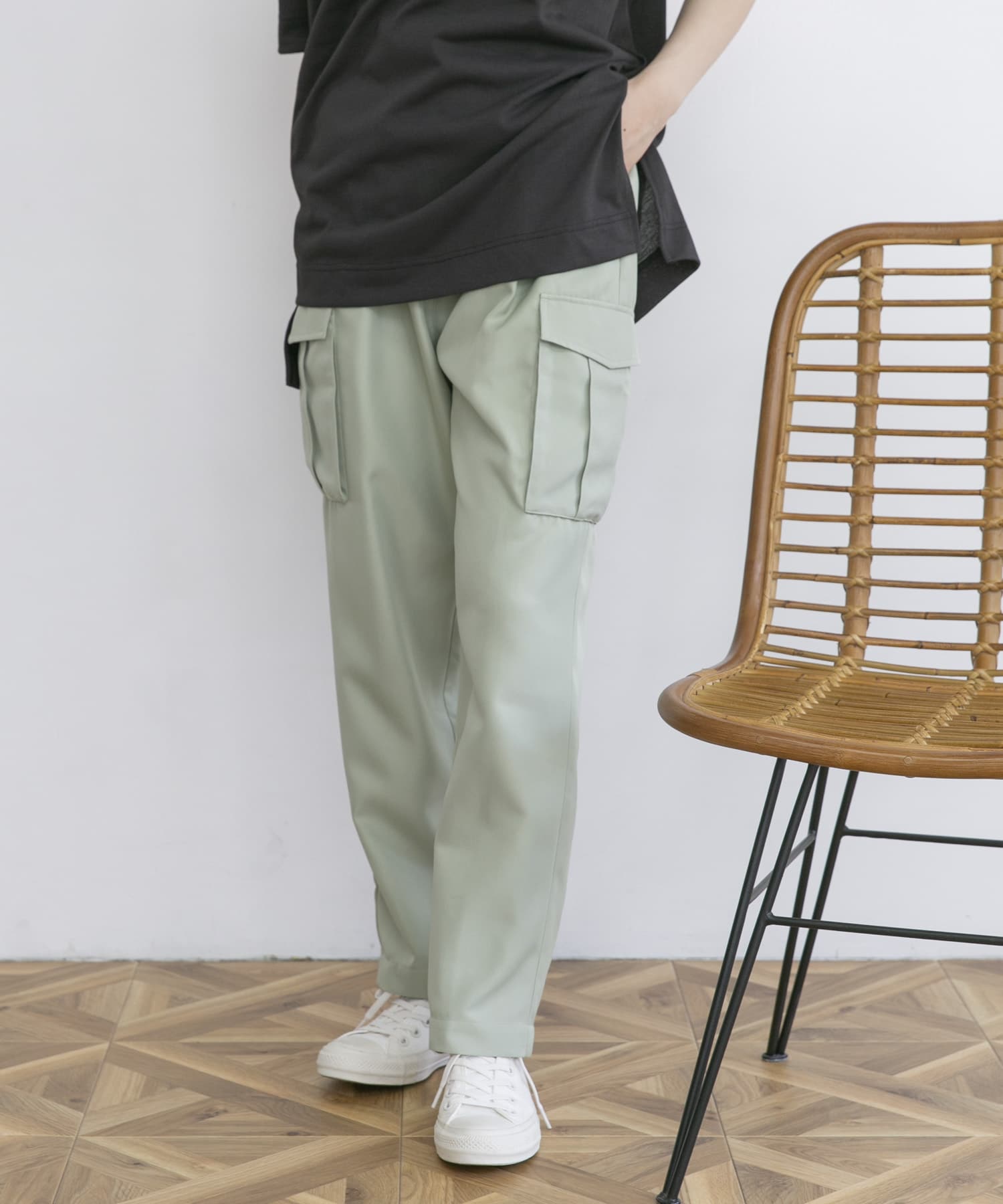 ナローカーゴパンツ L.KHAKI FREE