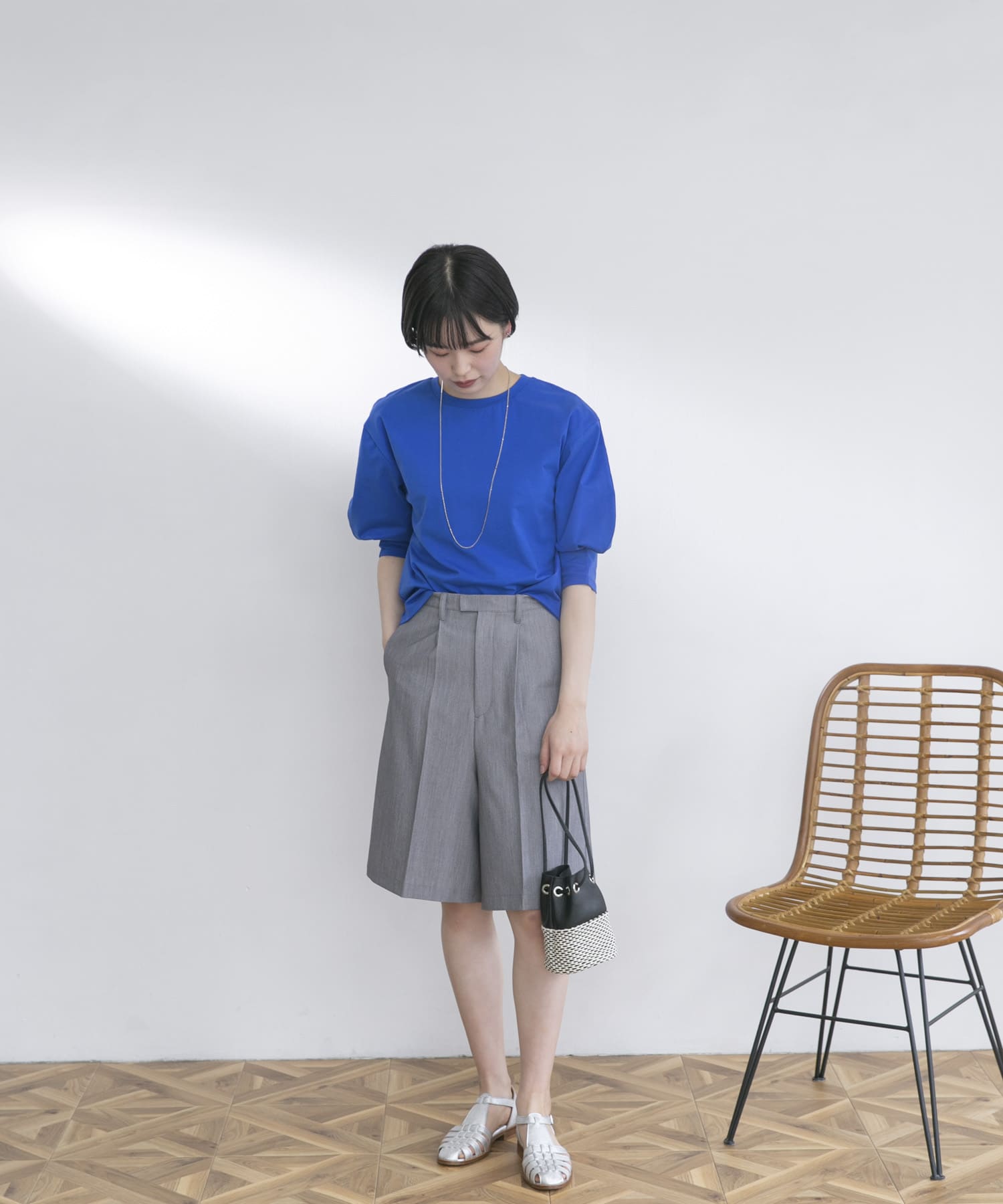 ハーフパンツ GRAY FREE
