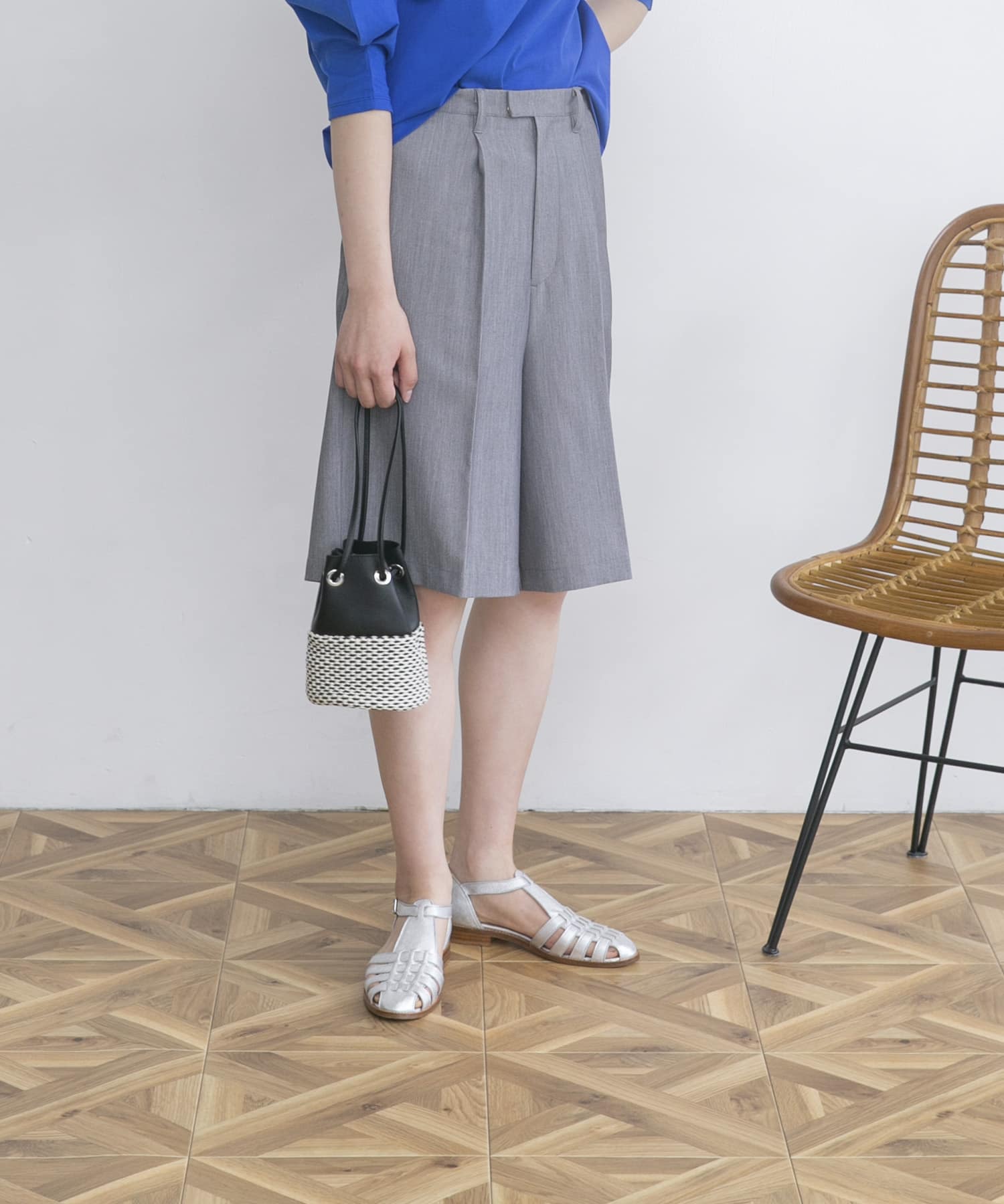 ハーフパンツ GRAY FREE