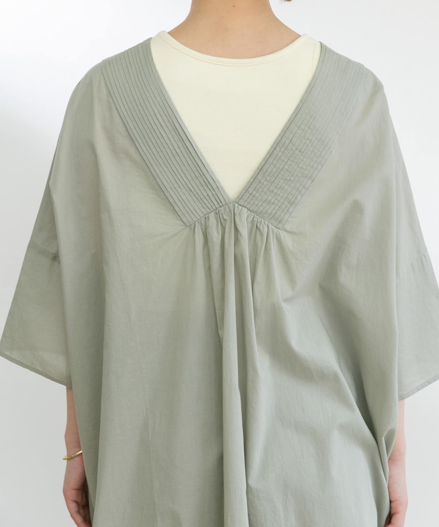 カフタンワンピース GRAY KHAKI FREE