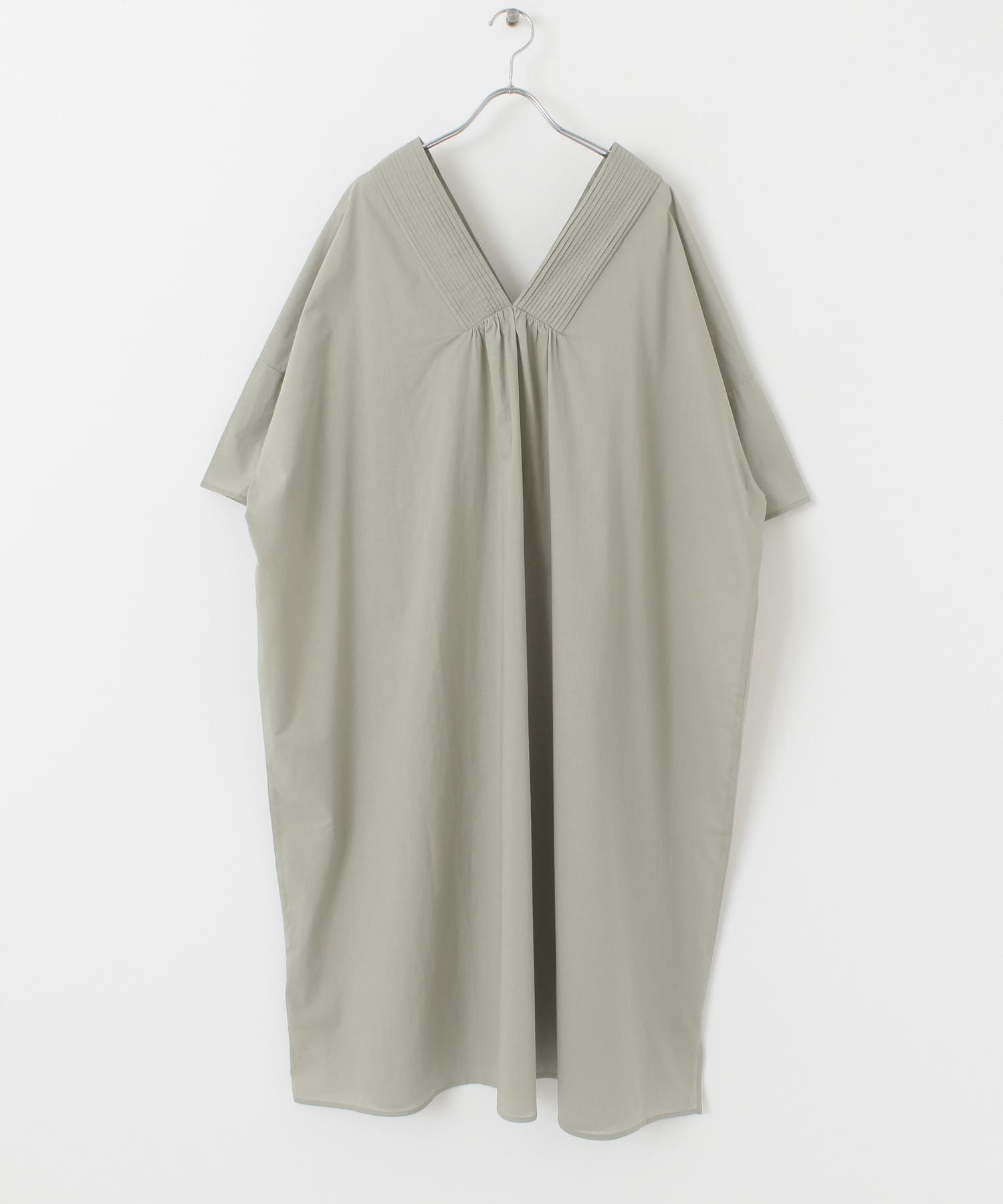 カフタンワンピース GRAY KHAKI FREE