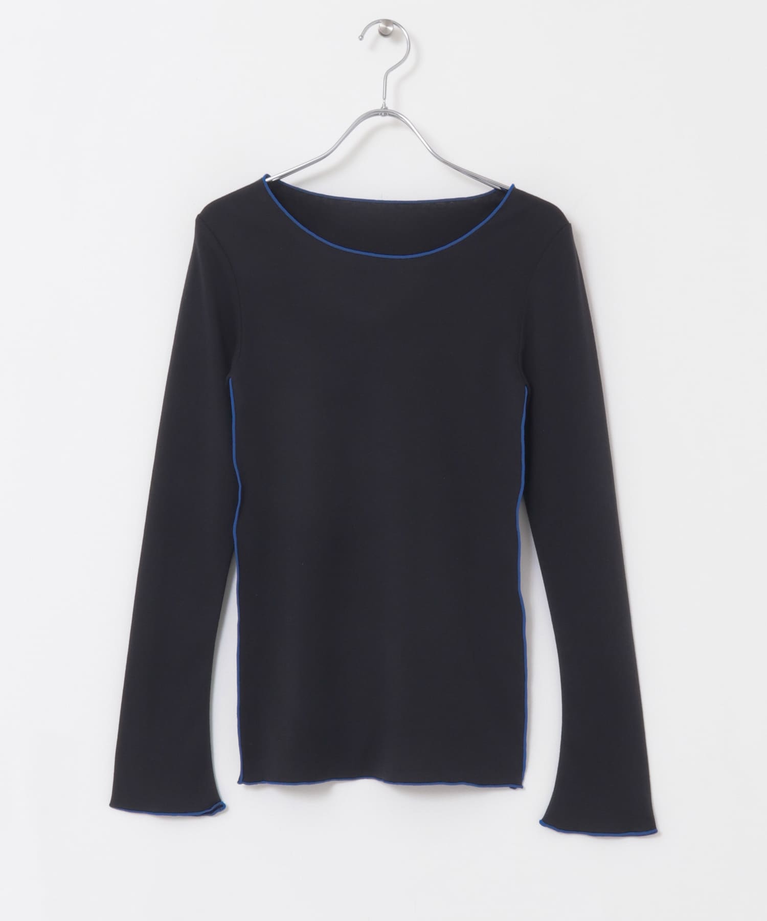 『UR TECH』メロークルーネックカットソー BLACK FREE
