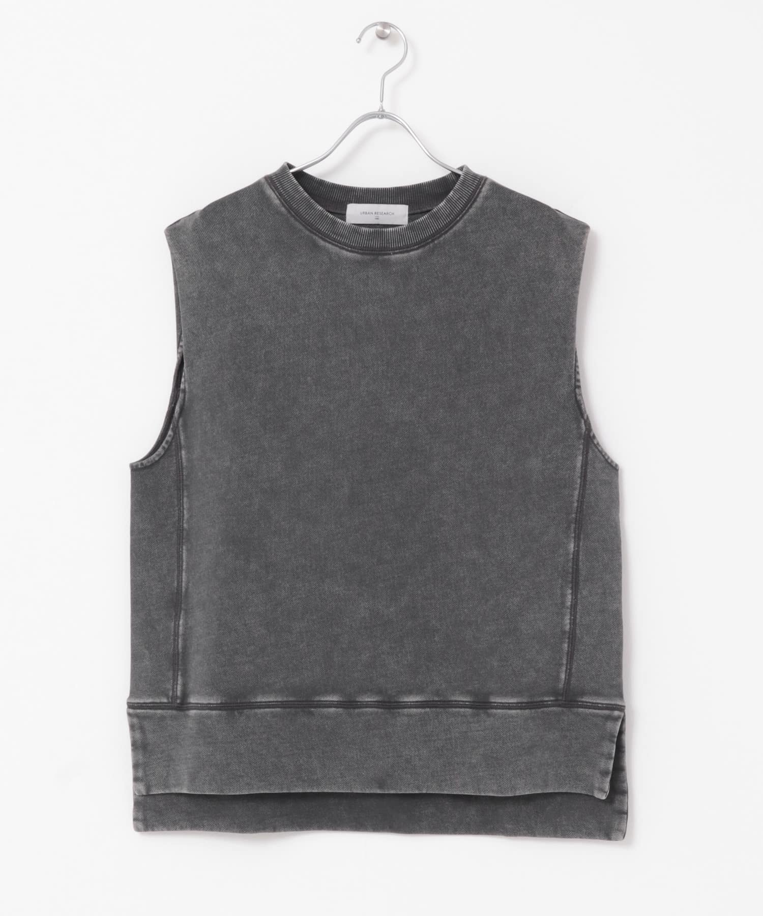 『UR TECH』　ノースリーブスウェット CHARCOAL FREE