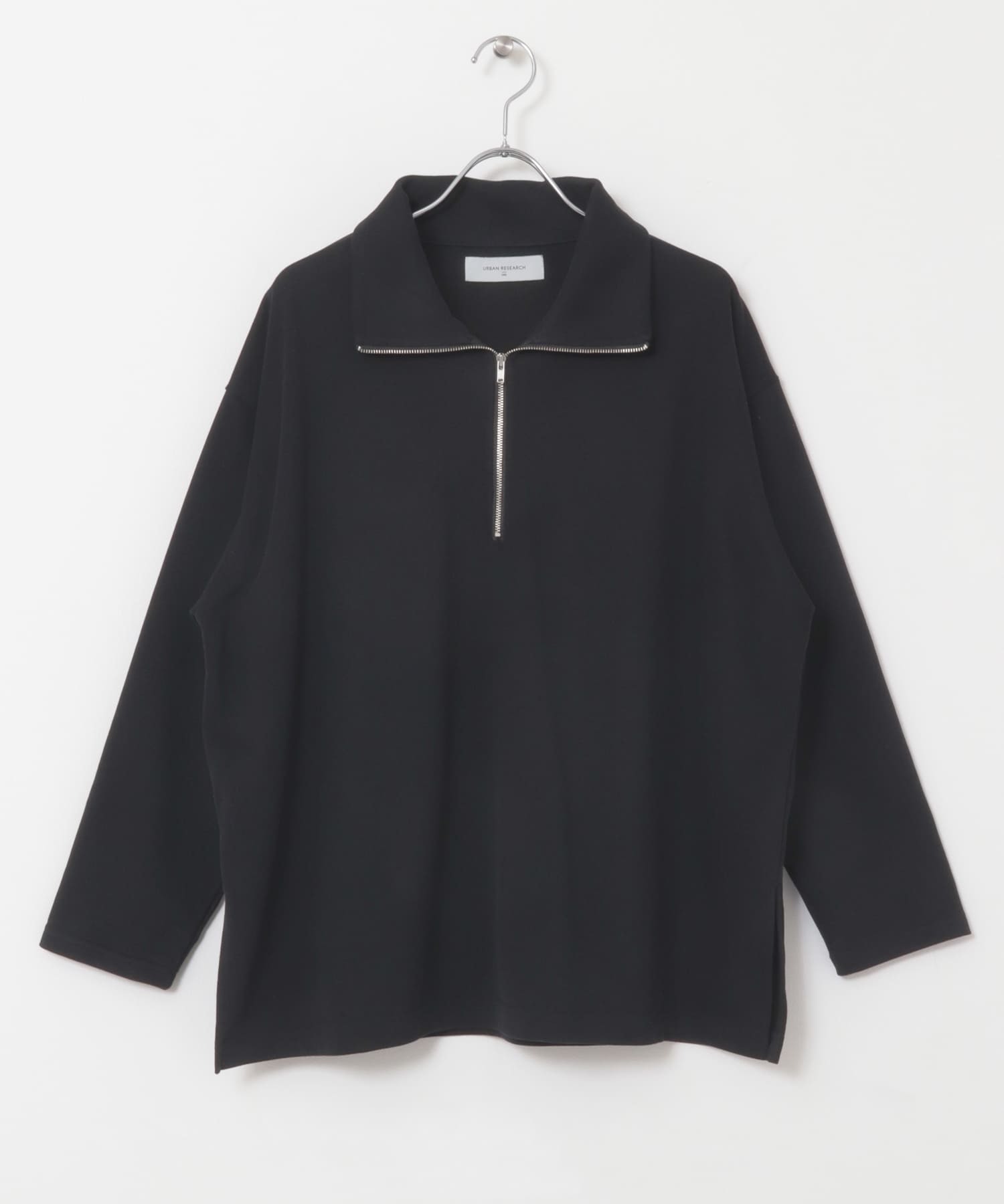ハーフジッププルオーバー BLACK FREE