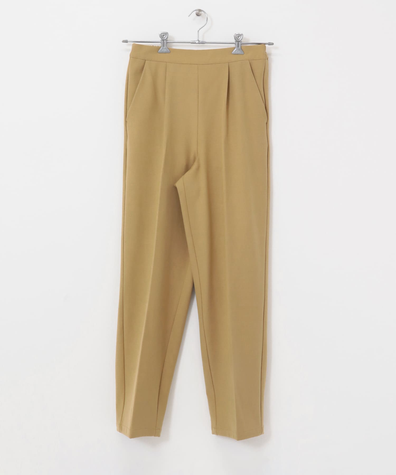 カラフルテーパードパンツ BEIGE S