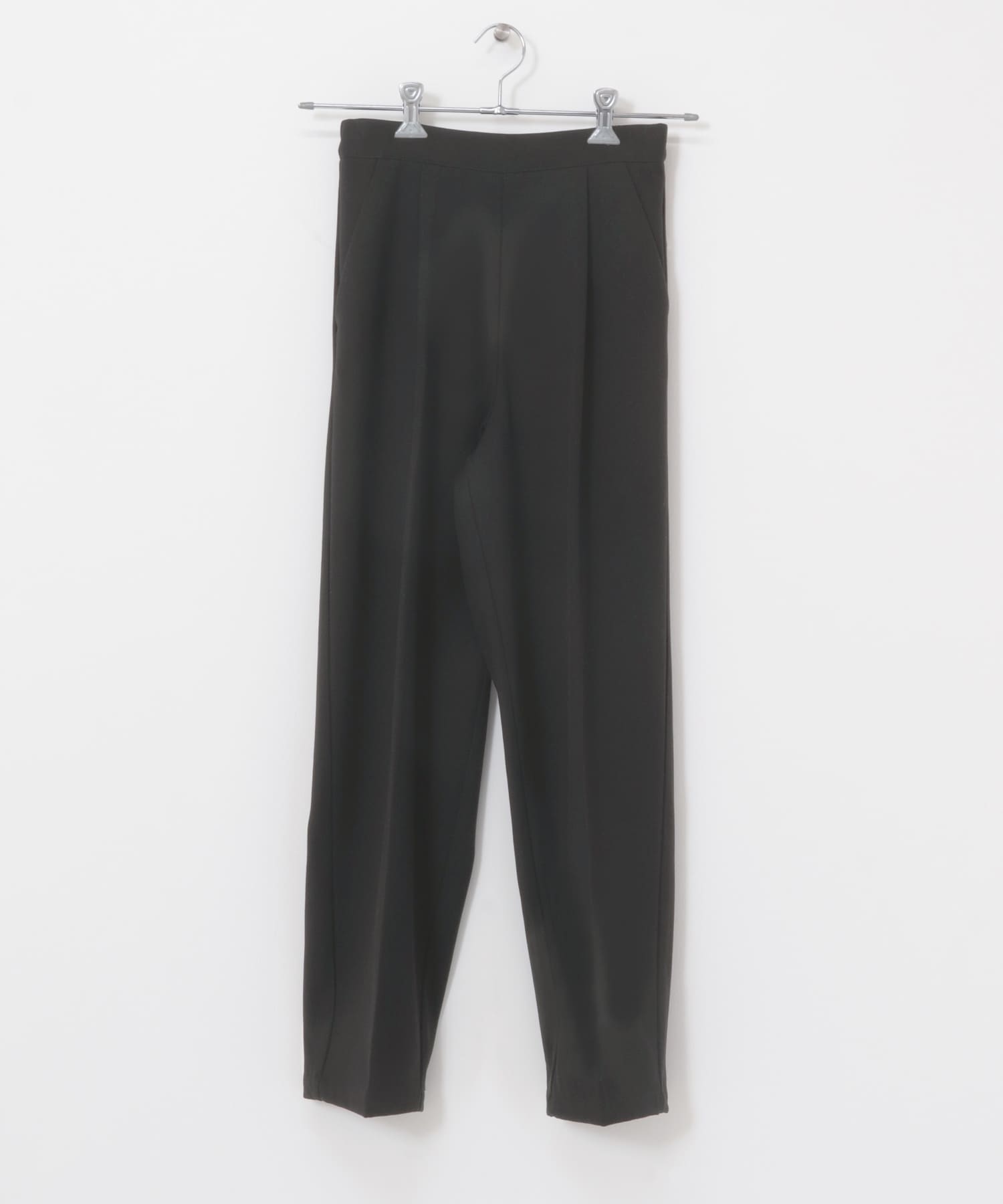 カラフルテーパードパンツ BLACK S
